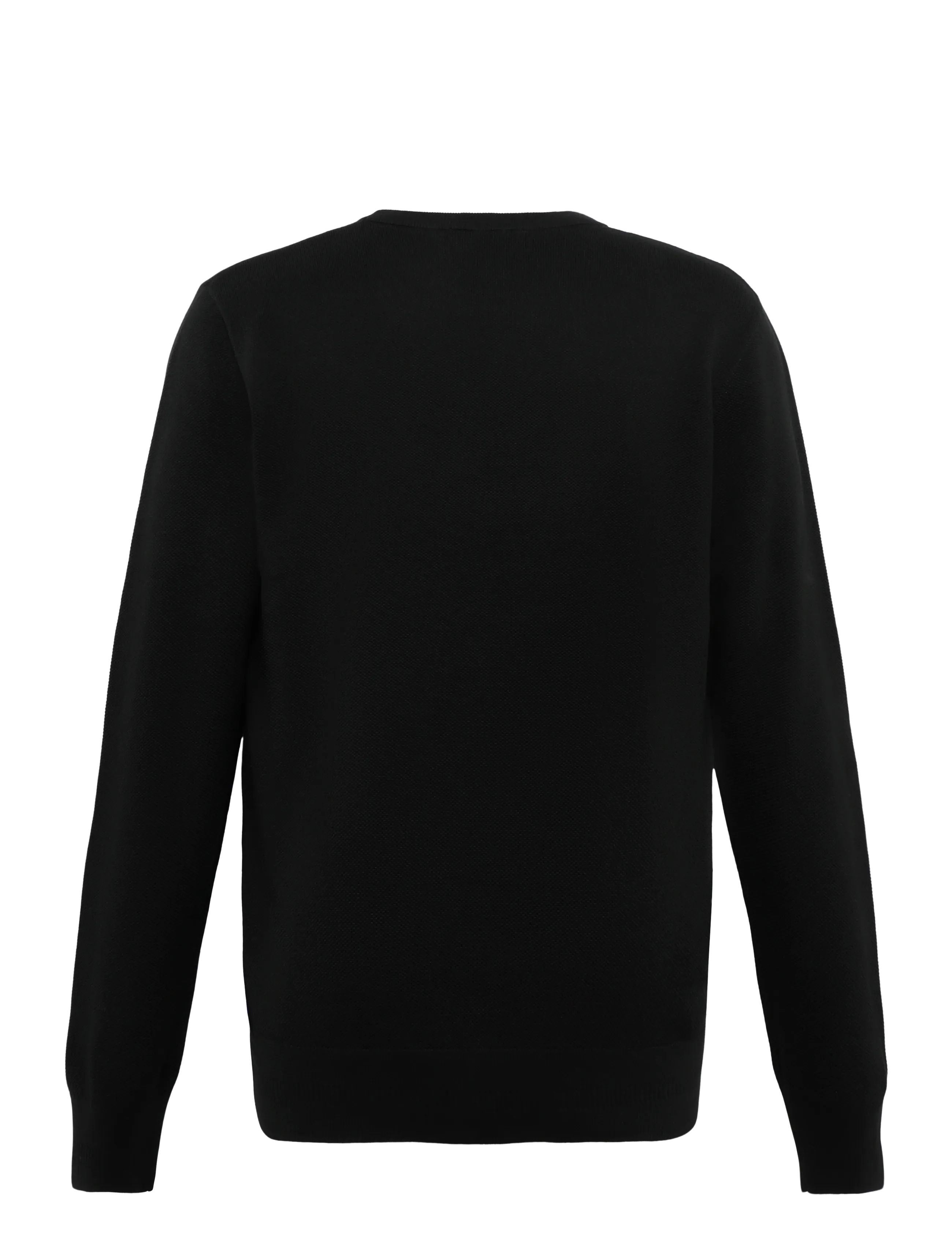 Fred Perry - PIQUE STITCH JUMPER - round necks - night green - 2