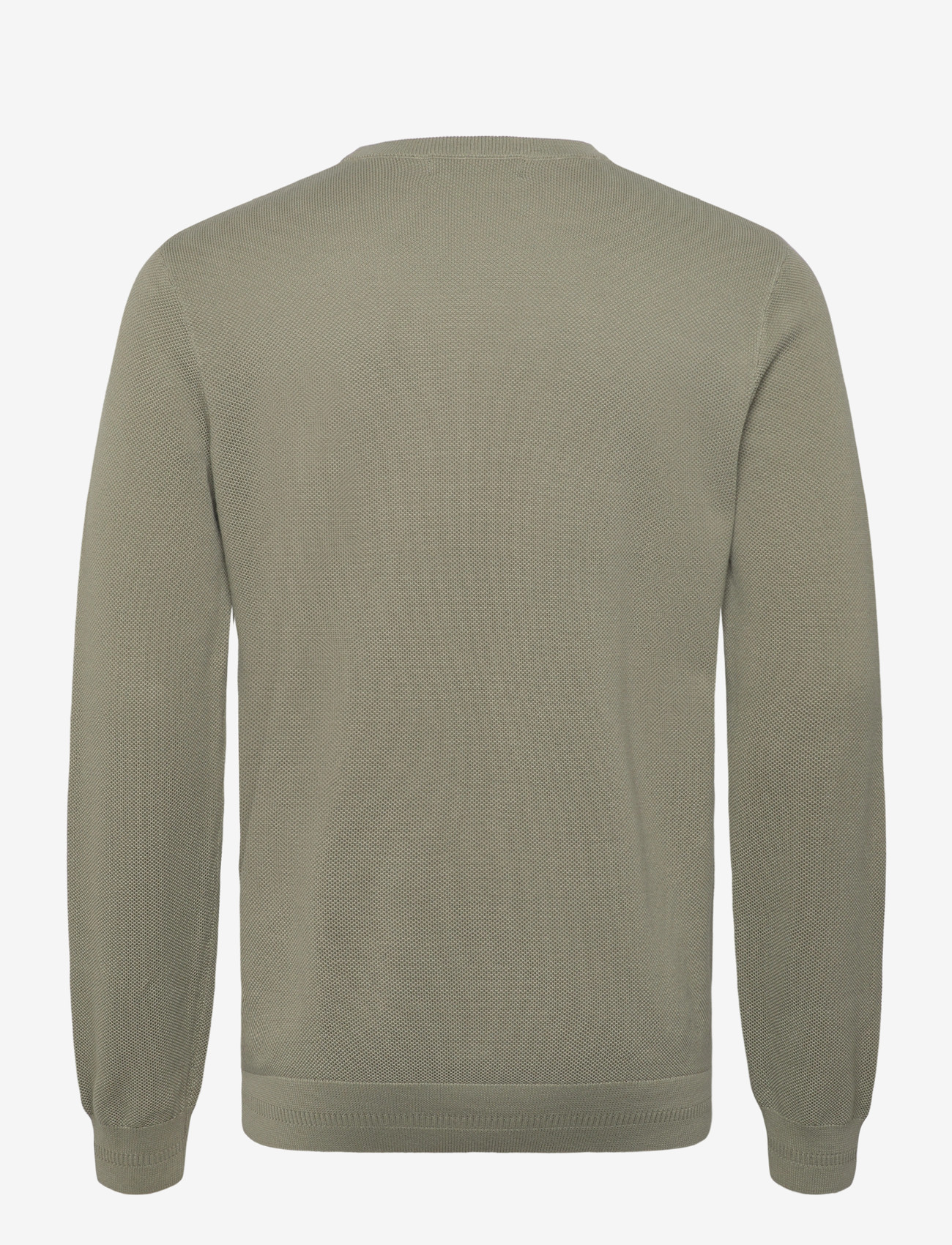 Fred Perry - PIQUE STITCH JUMPER - rund hals - seagrass - 2