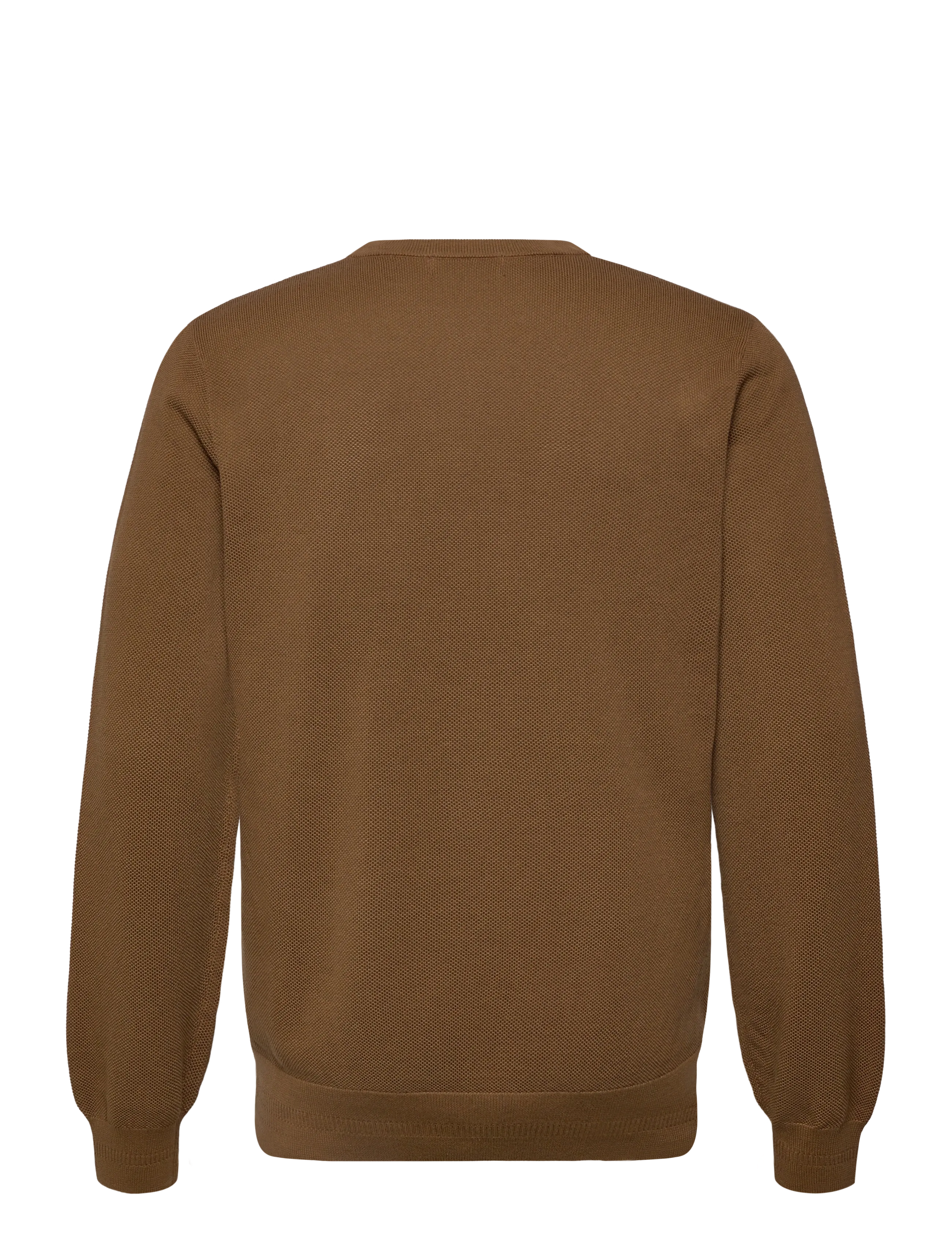 Fred Perry - PIQUE STITCH JUMPER - rundhalsad - shaded stone - 1