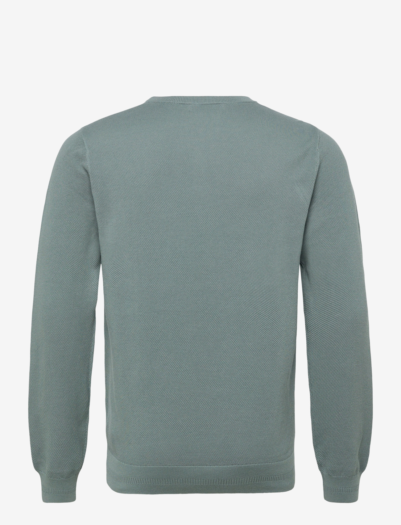 Fred Perry - PIQUE STITCH JUMPER - rundhalsad - stockport blue - 1