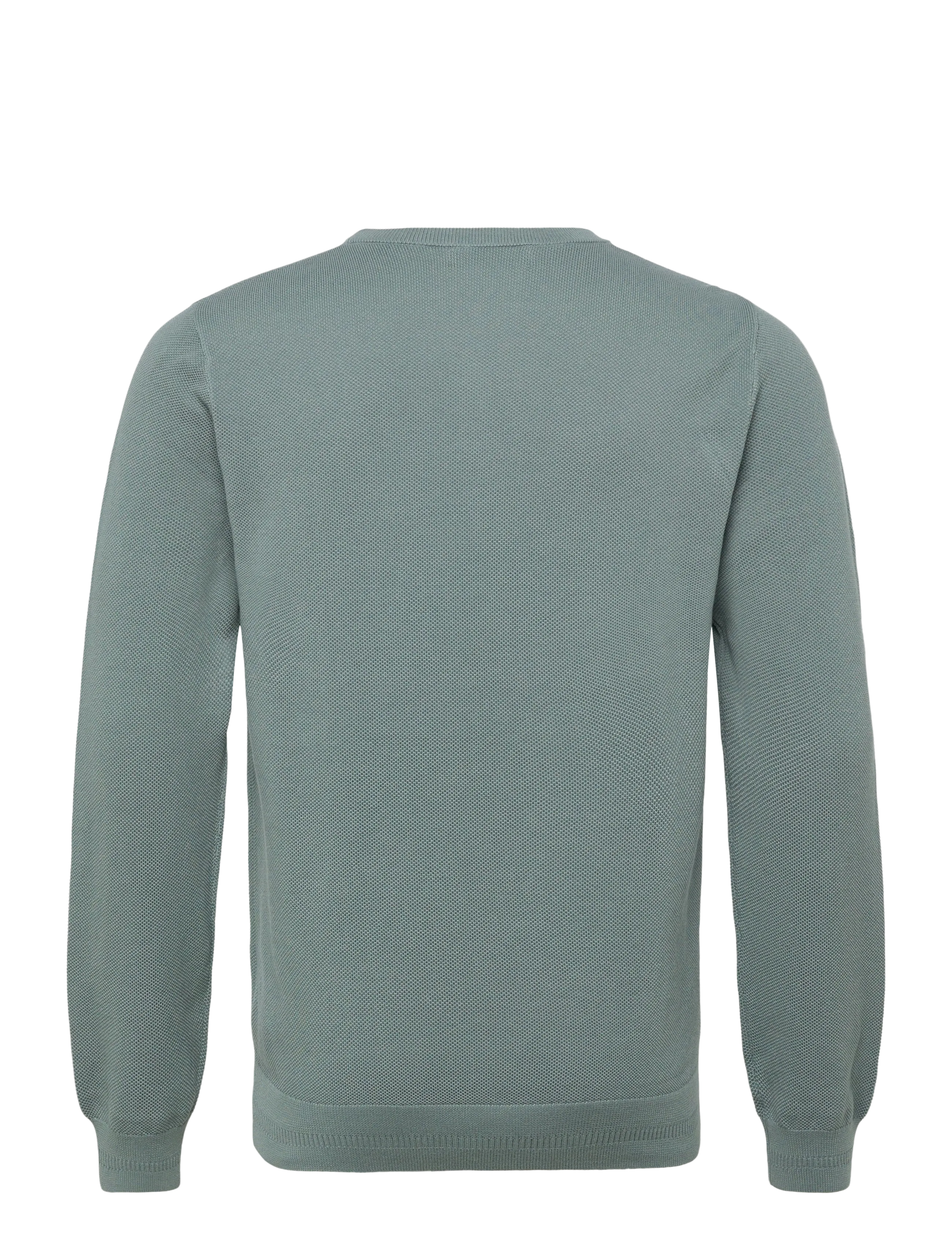 Fred Perry - PIQUE STITCH JUMPER - rundhalsad - stockport blue - 1
