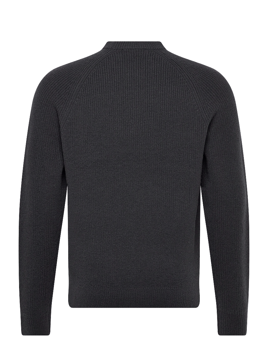 Fred Perry - LAMBSWOOL RAGLAN JMPR - rundhals - anchor grey - 1