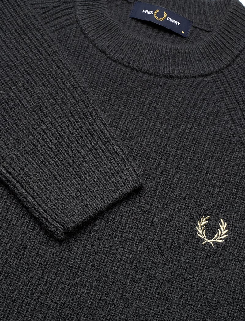 Fred Perry - LAMBSWOOL RAGLAN JMPR - rund hals - anchor grey - 2