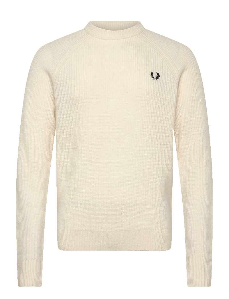 Fred Perry - LAMBSWOOL RAGLAN JMPR - rundhals - ecru - 0