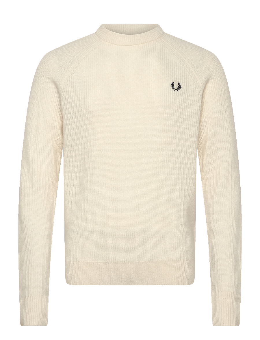 Fred Perry - LAMBSWOOL RAGLAN JMPR - rundhals - ecru - 0