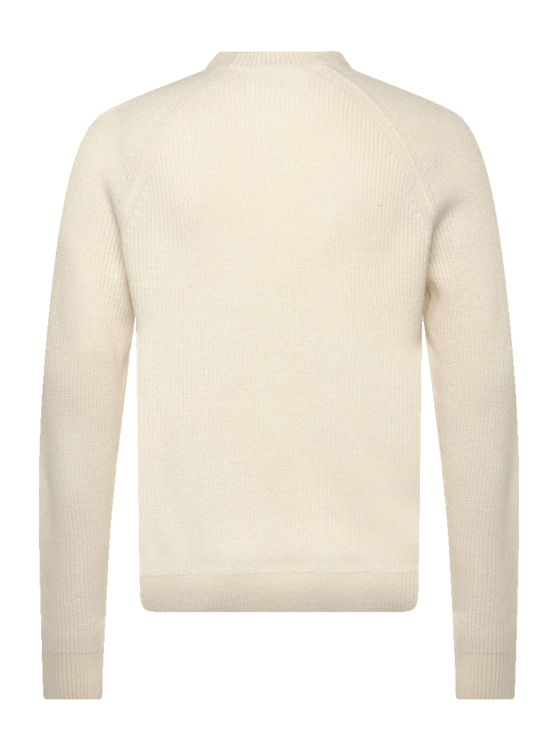 Fred Perry - LAMBSWOOL RAGLAN JMPR - rundhals - ecru - 1