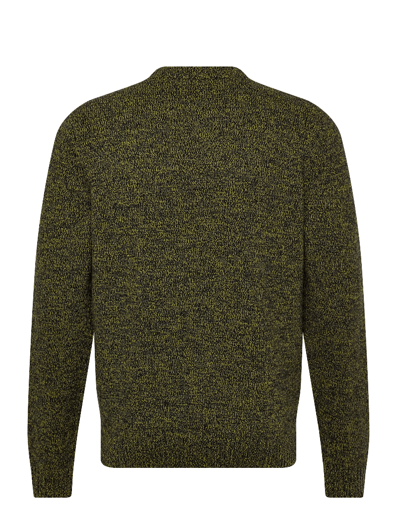 Fred Perry - TWISTED MARL JUMPER - rund hals - agry/tyllw/blk - 1