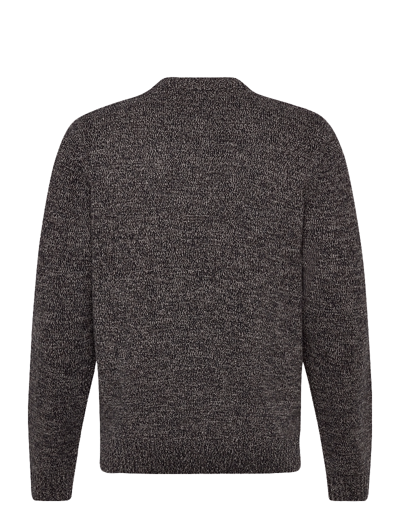 Fred Perry - TWISTED MARL JUMPER - rundhalsad - navy/woat/bntob - 1