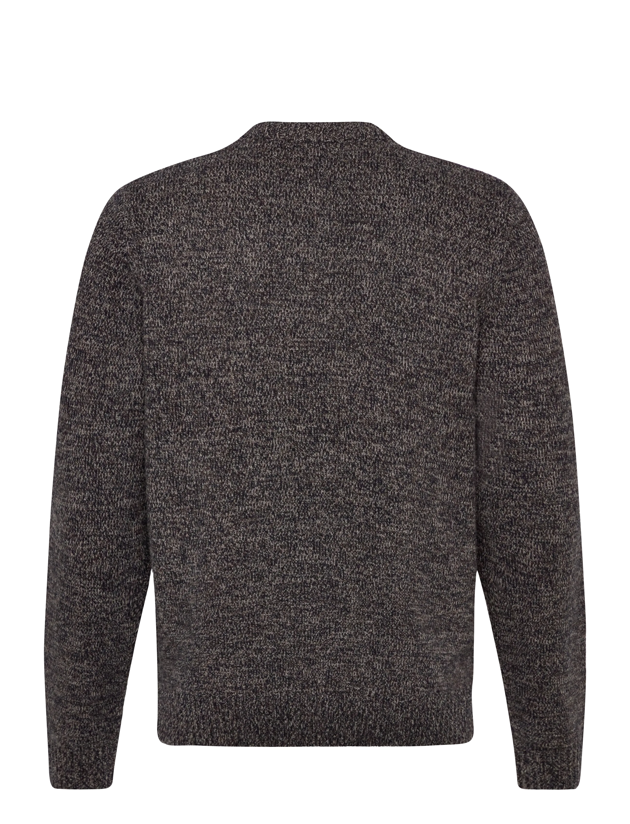 Fred Perry - TWISTED MARL JUMPER - strik - navy/woat/bntob - 1
