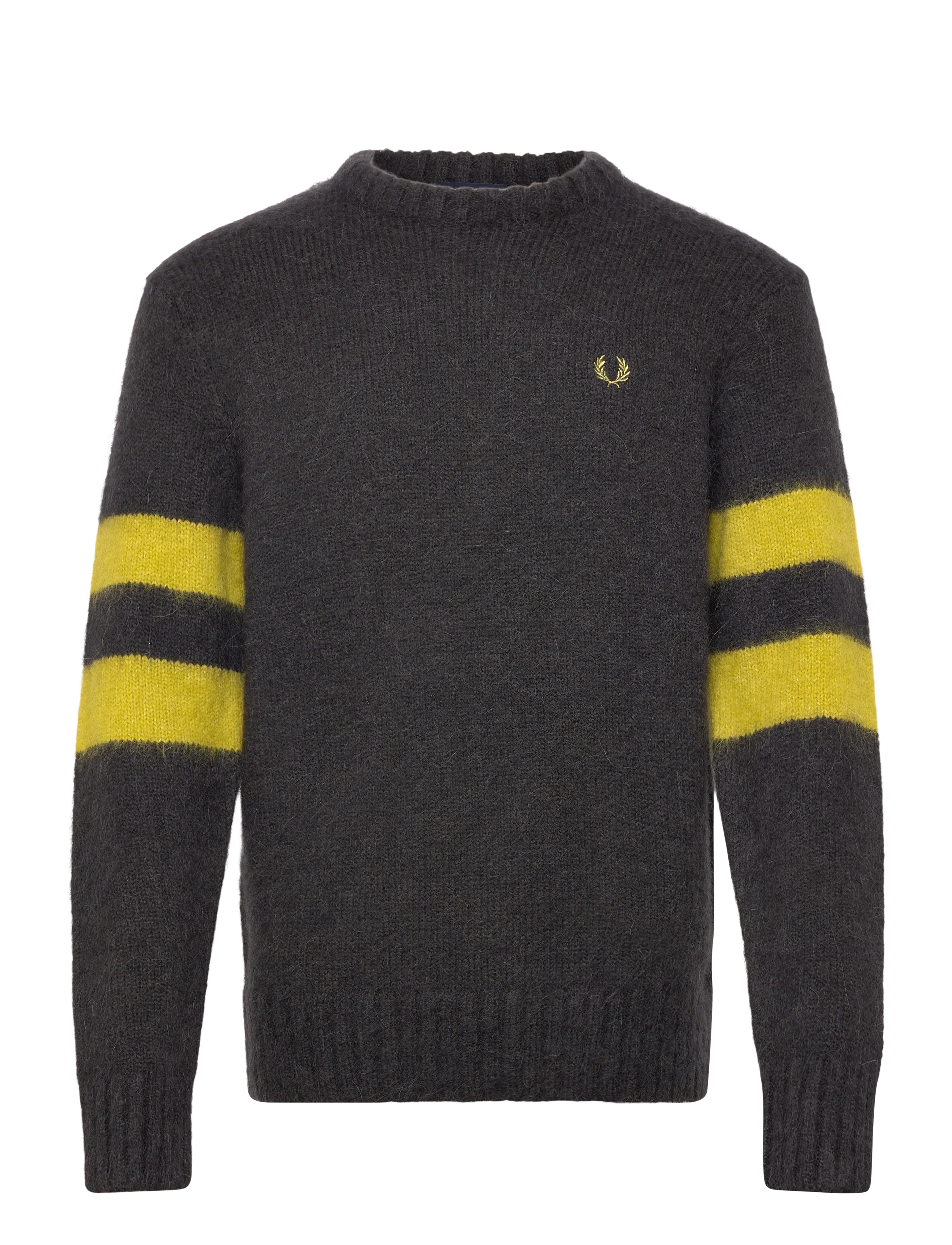 FRED PERRY Chunky Tipped S Jmpr Grau - M - Herren
