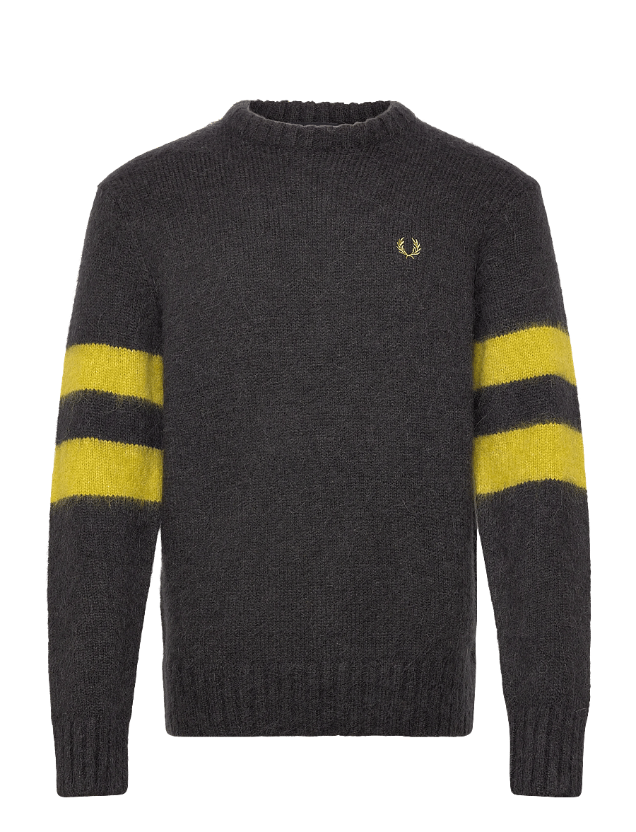 Fred Perry - CHUNKY TIPPED S JMPR - Ümara kaelusega - anchor grey - 1