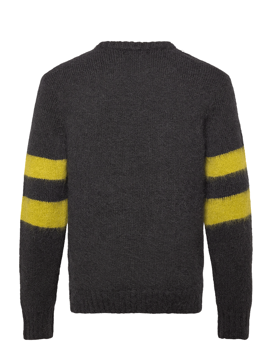 Fred Perry - CHUNKY TIPPED S JMPR - Ümara kaelusega - anchor grey - 2