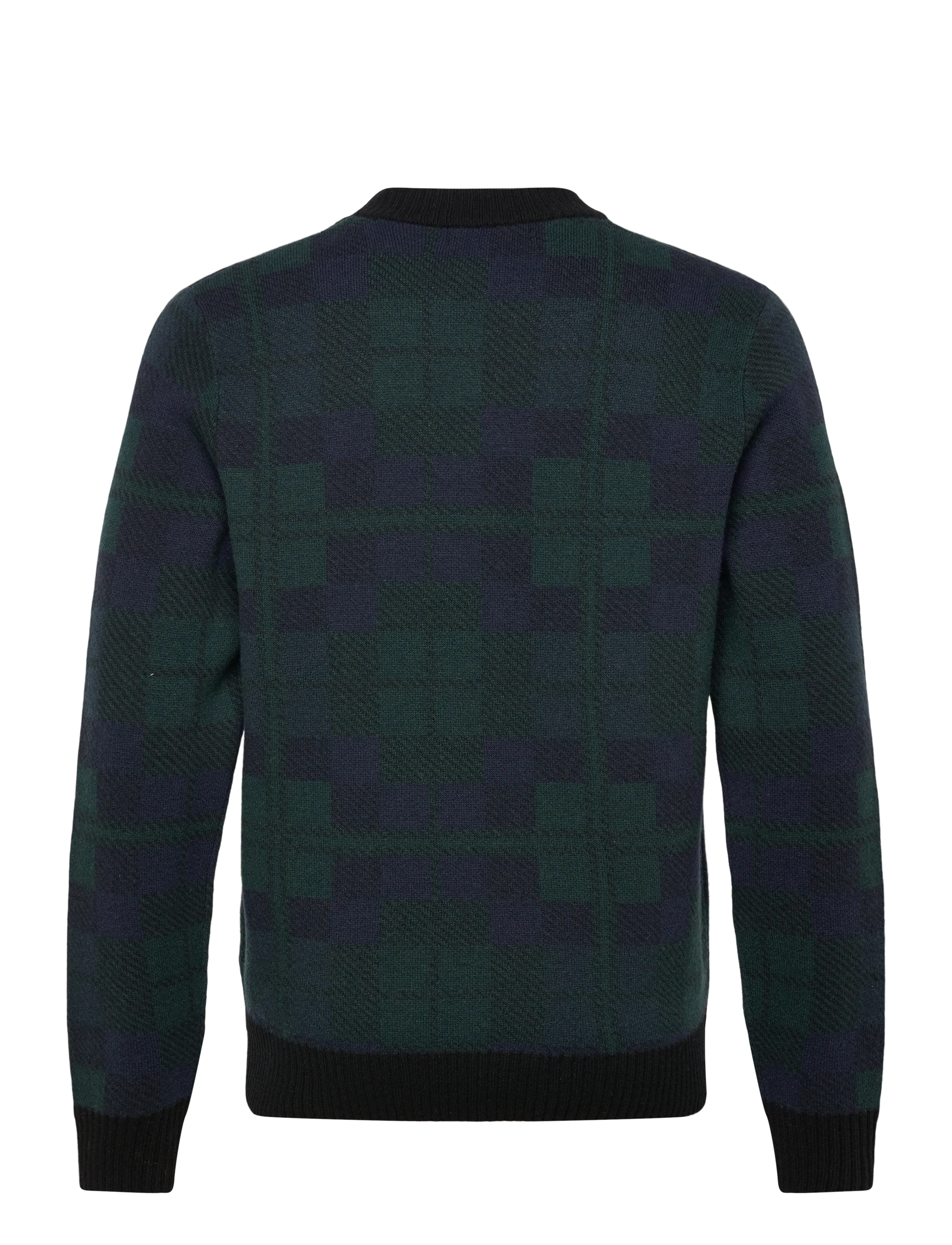 Fred Perry - BLACK WATCH TARTAN JMPR - v-ausschnitt - blackwatch tarta - 1