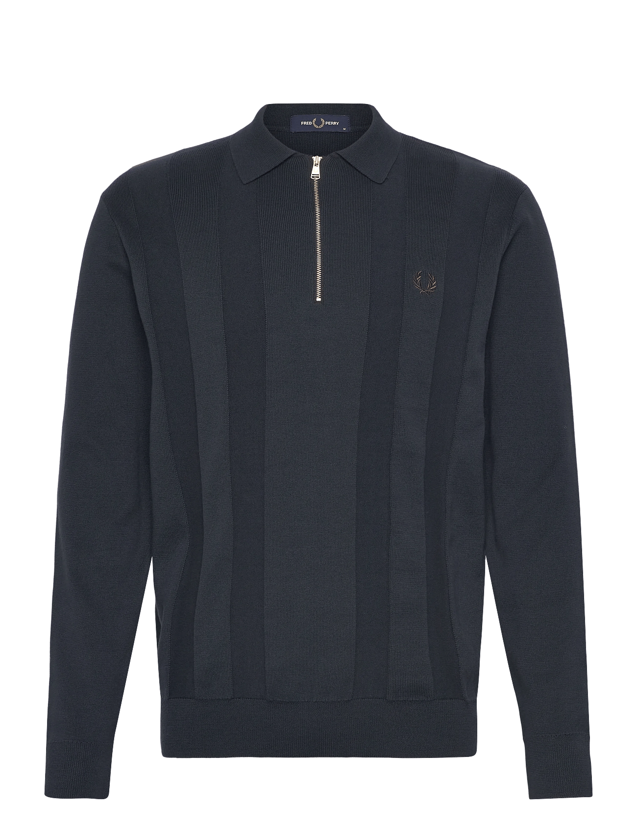Fred Perry | Tonal Stripe Knitted Shirt | S