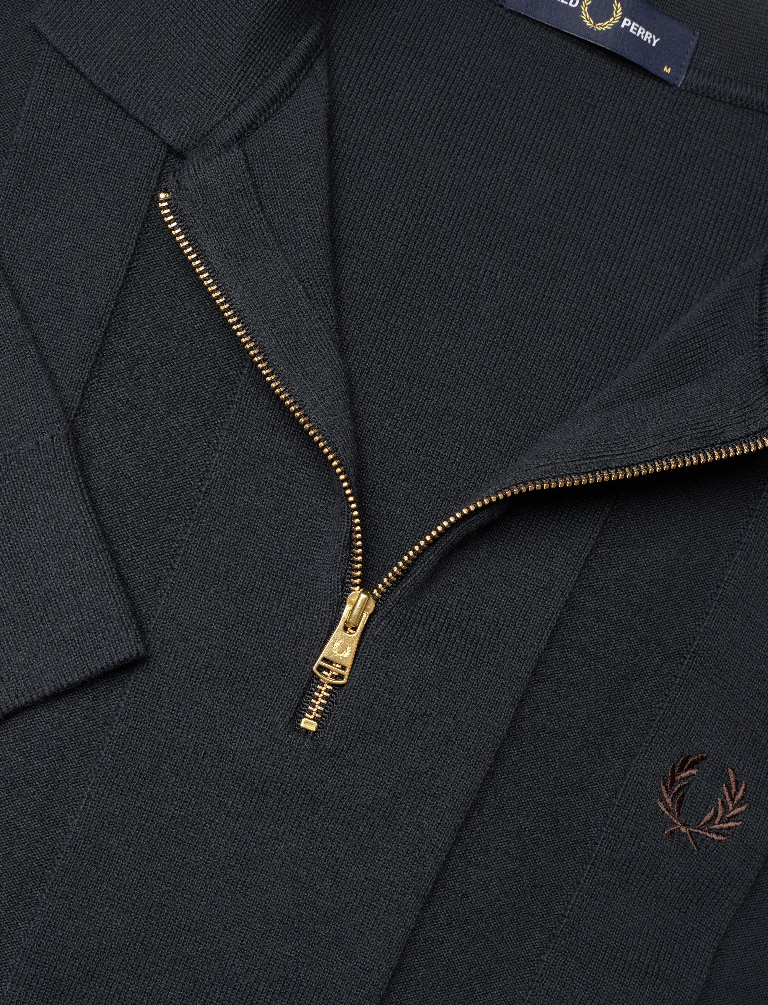 Fred Perry - TONAL STRIPE KNITTED SHIRT - long-sleeved knitted polos - navy - 5