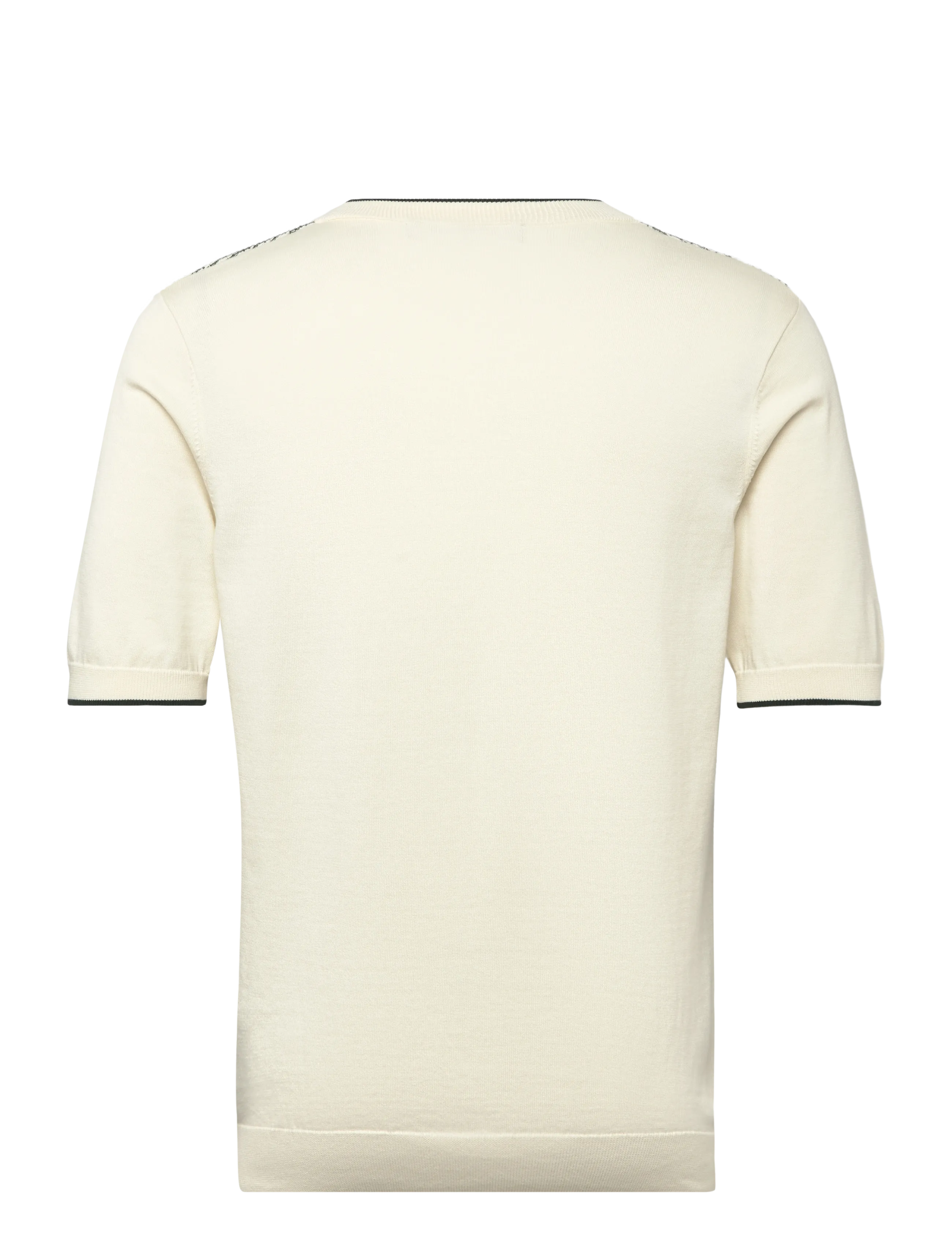 Fred Perry - TONIC WAFFLE KNITTED T-SHIRT - t-shirts à manches courtes - ecru - 2