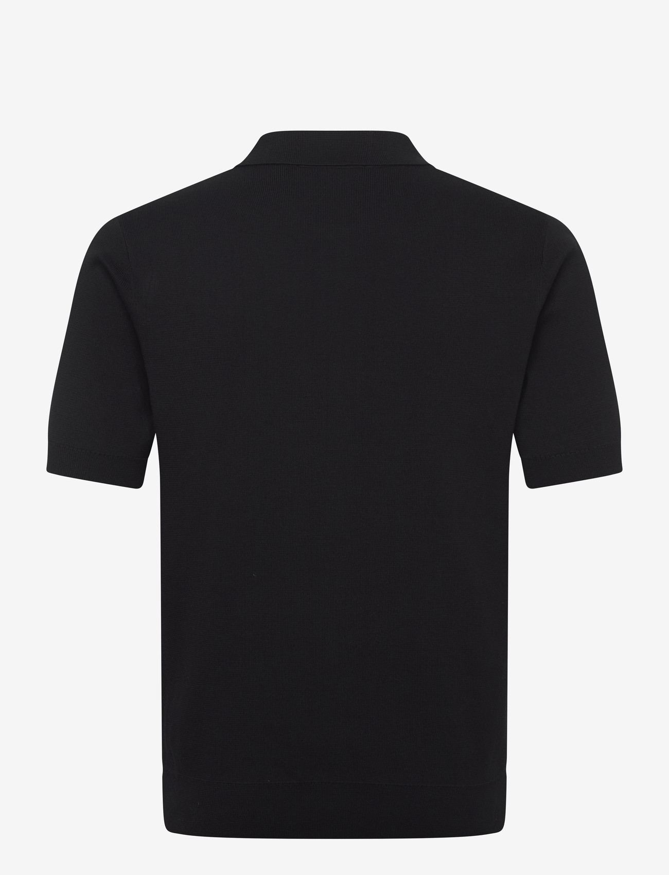Fred Perry - PANEL DETAIL KNITTED SHIRT - kurzärmelig - black - 2