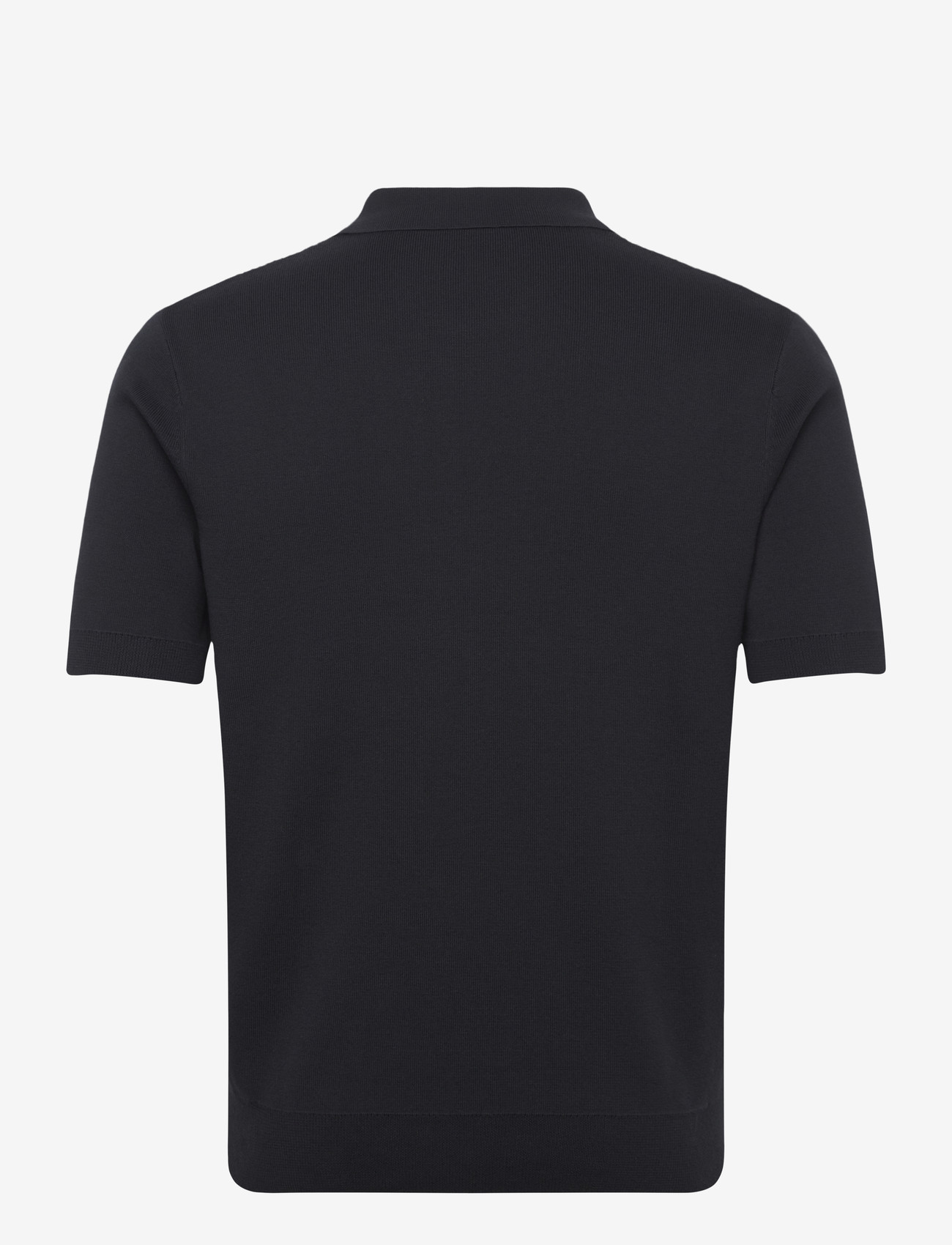 Fred Perry - PANEL DETAIL KNITTED SHIRT - kortærmede poloer - navy - 2