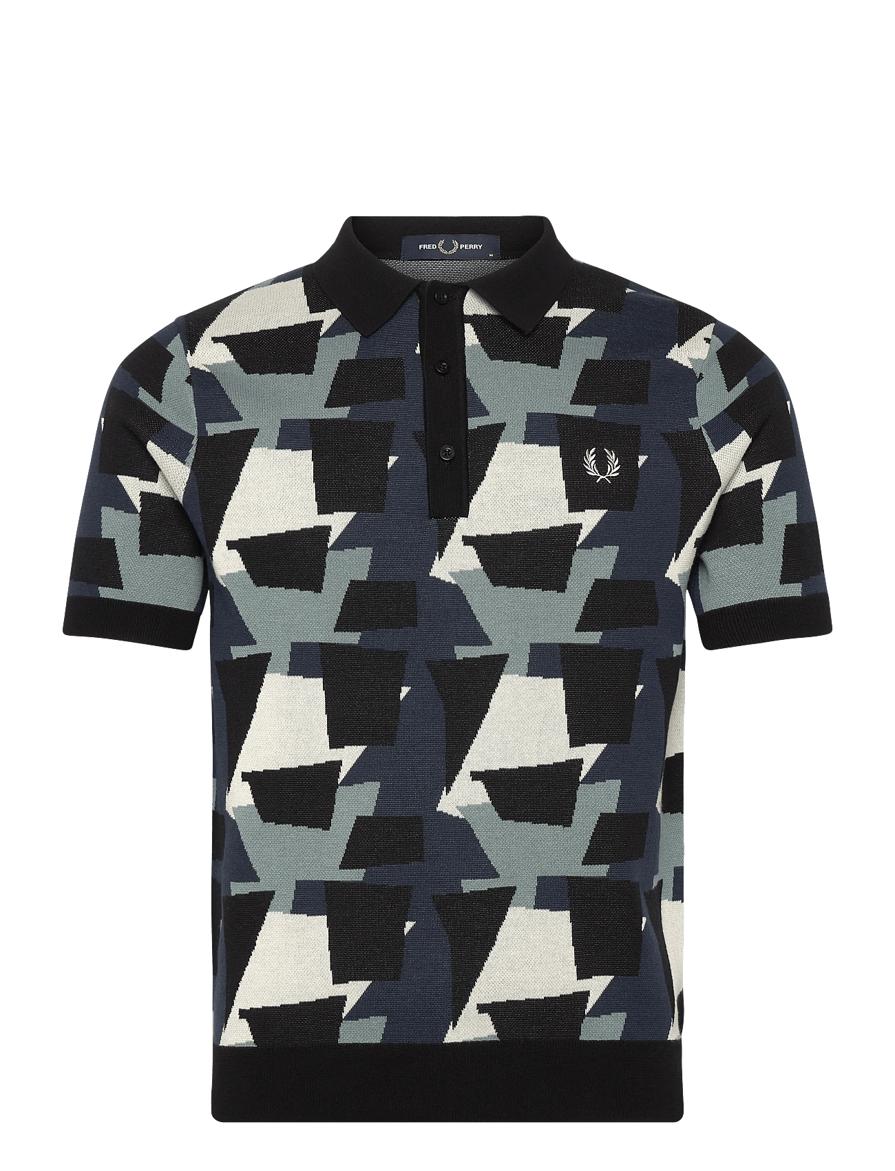 Fred Perry | Fragment Jacquard Knit Shirt | XL