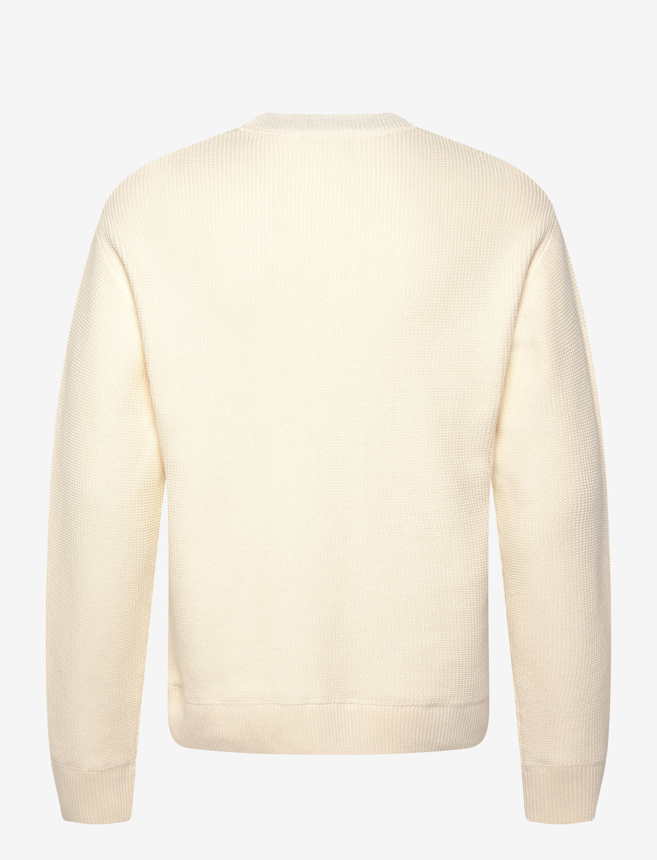 Fred Perry - TEXTURED JUMPER - rundhals - ecru - 1