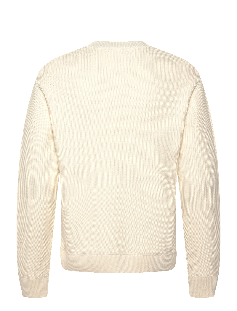 Fred Perry - TEXTURED JUMPER - rundhals - ecru - 1