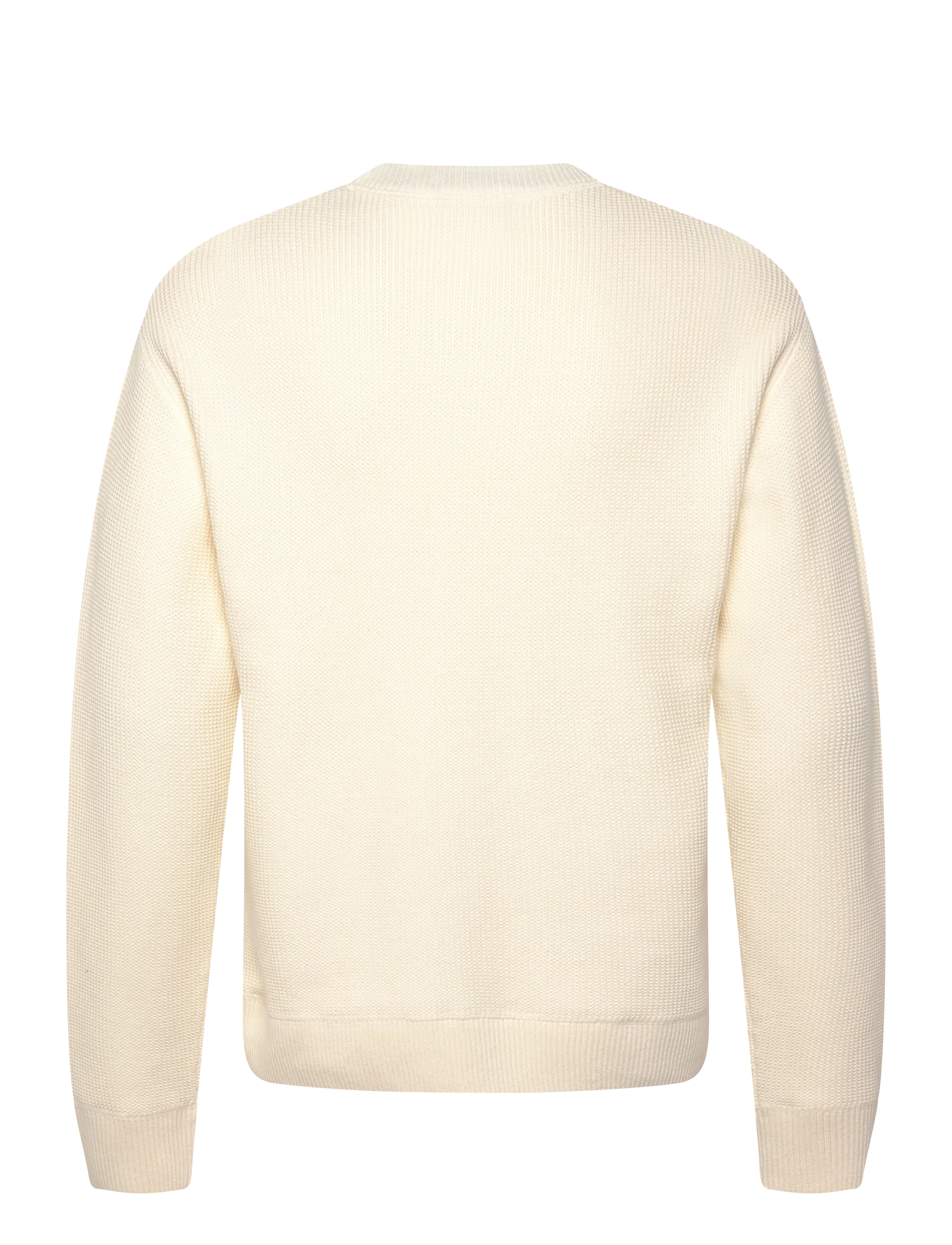 Fred Perry - TEXTURED JUMPER - kudumid - ecru - 2