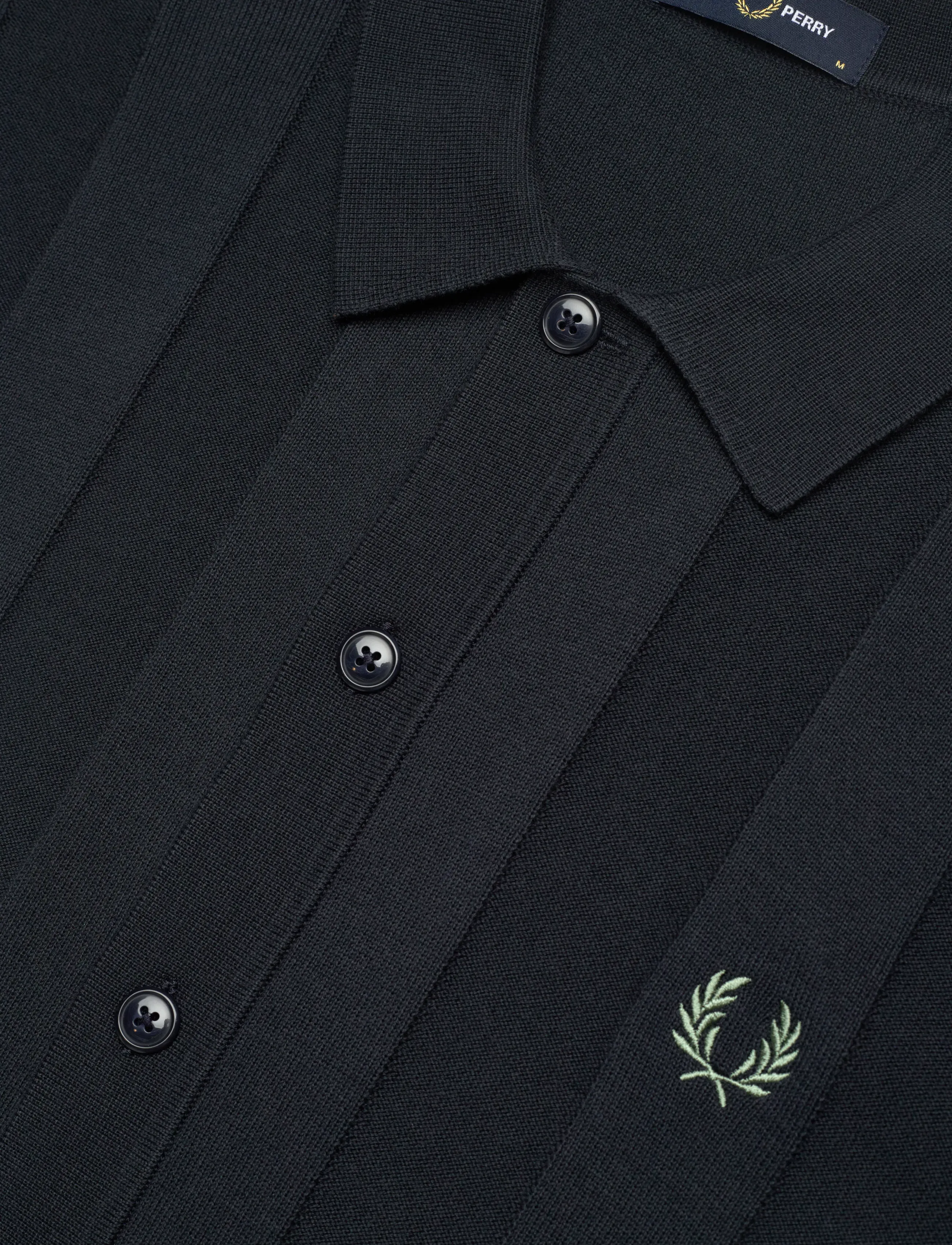Fred Perry - TONAL VERTICAL STRIPE SHIRT - kortærmede poloer - navy - 4