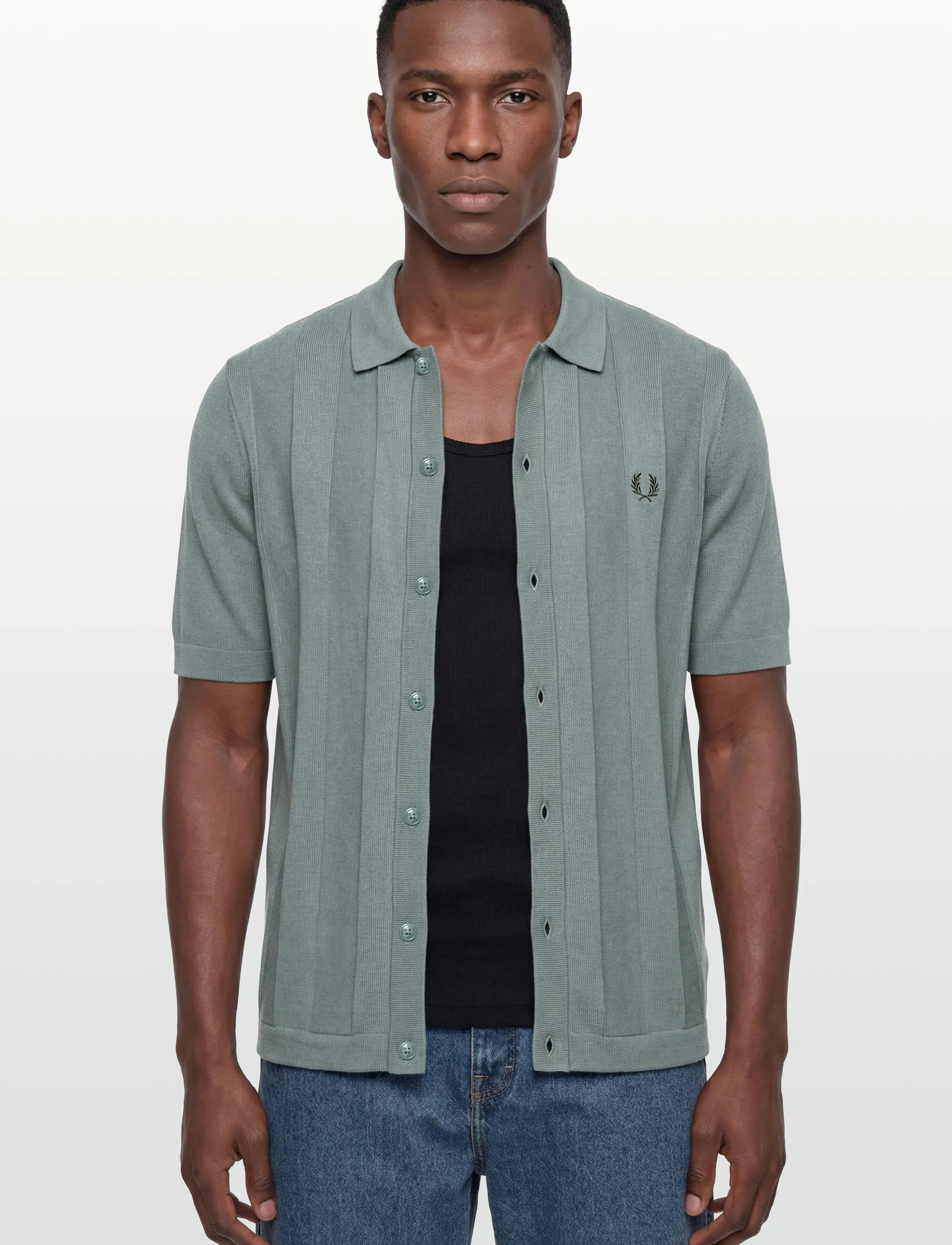 Tonal Vertical Stripe Shirt 2