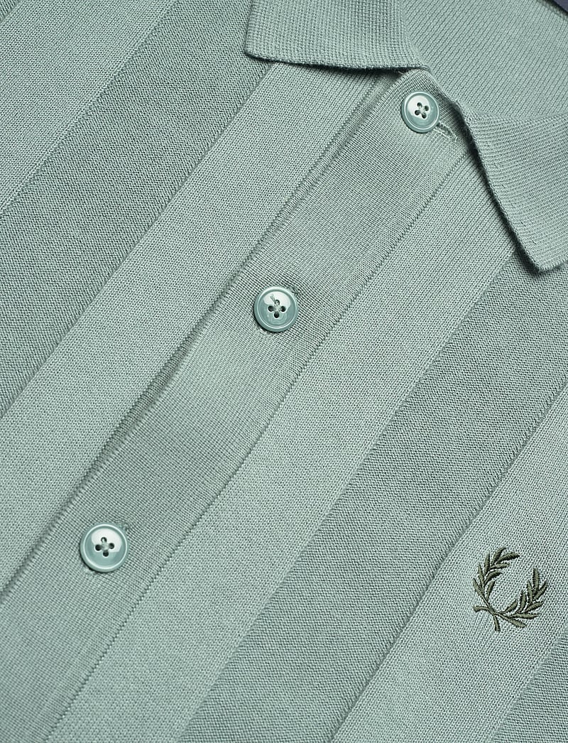 Fred Perry - TONAL VERTICAL STRIPE SHIRT - kurzärmelig - stockport blue - 2