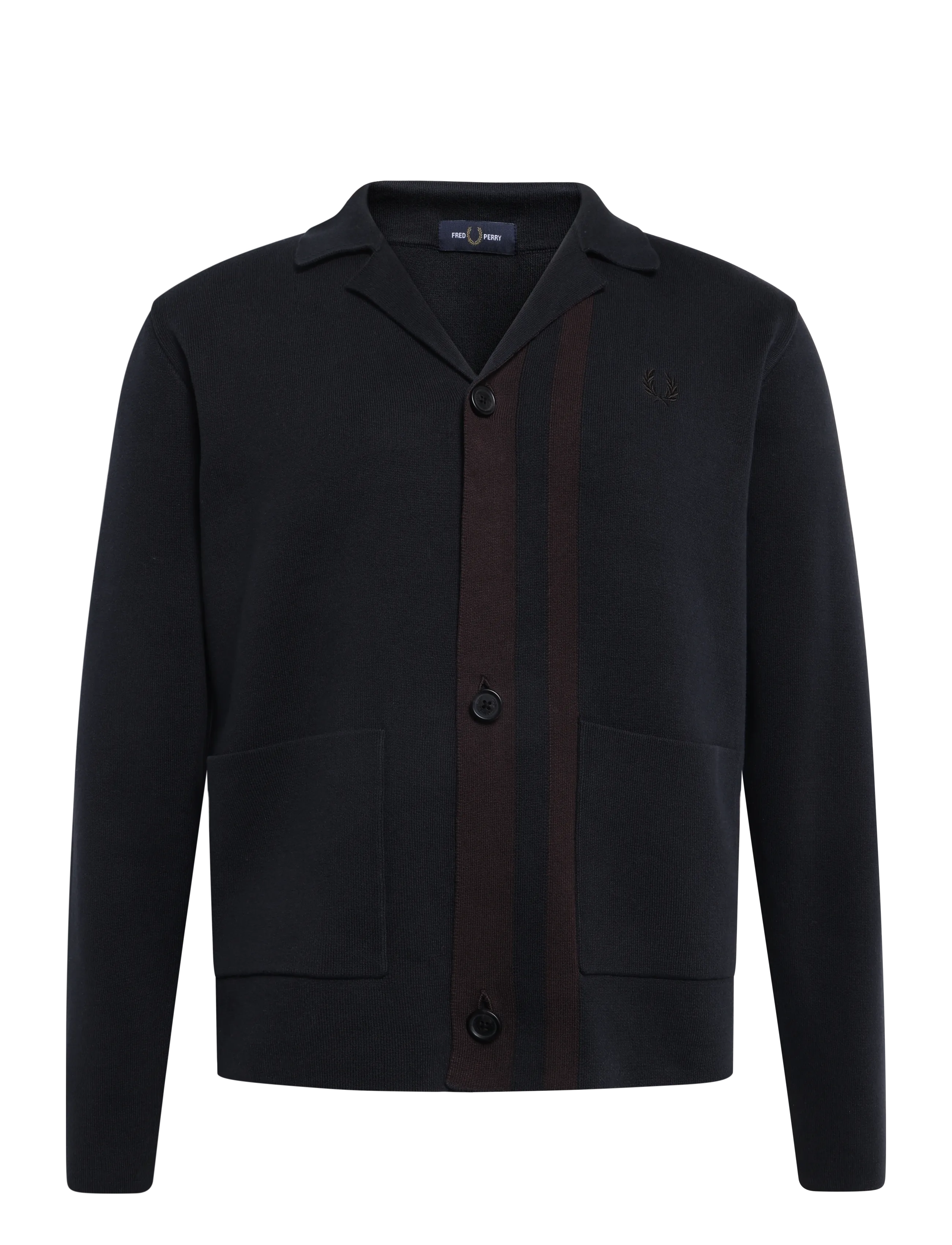 Fred Perry KNITTED BLAZER - Anzüge & Sakkos - NAVY / navy