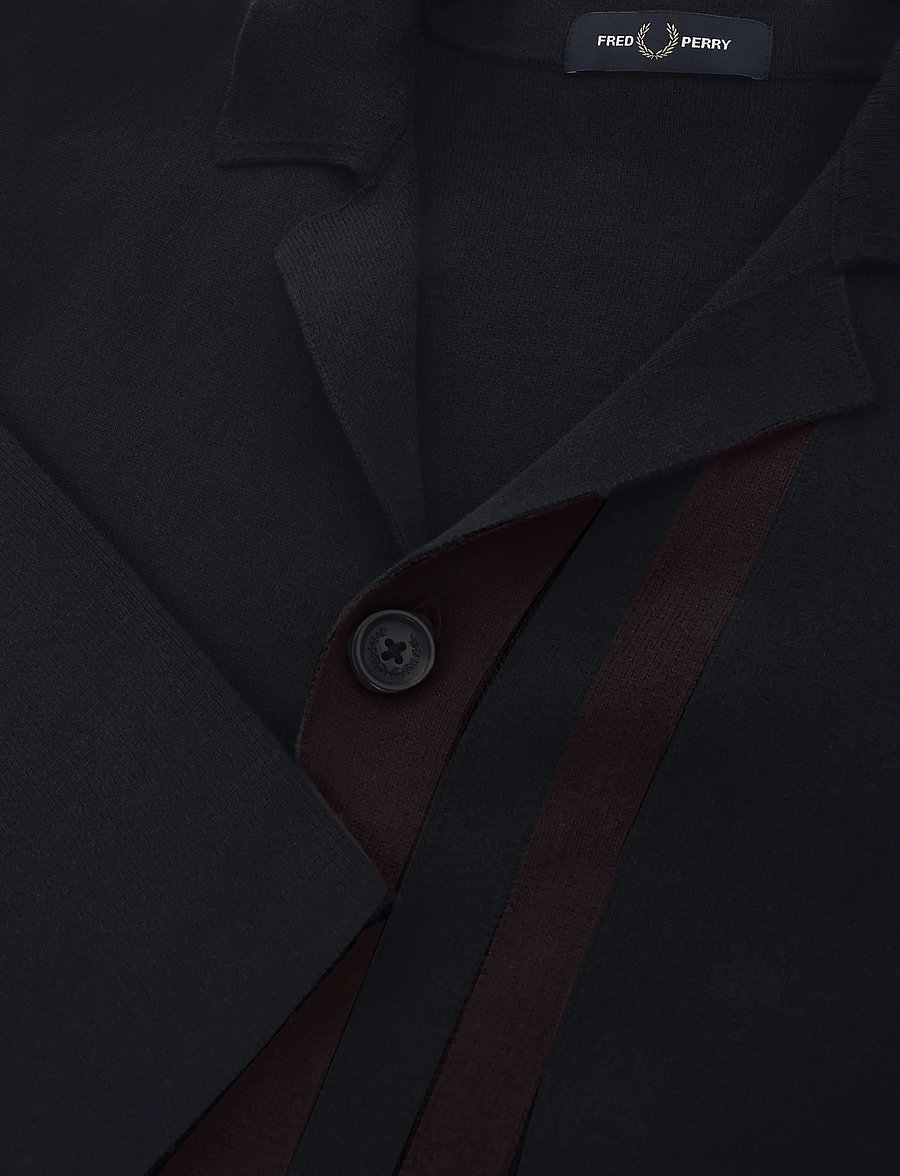 Fred Perry - KNITTED BLAZER - yksiriviset bleiserit - navy - 4