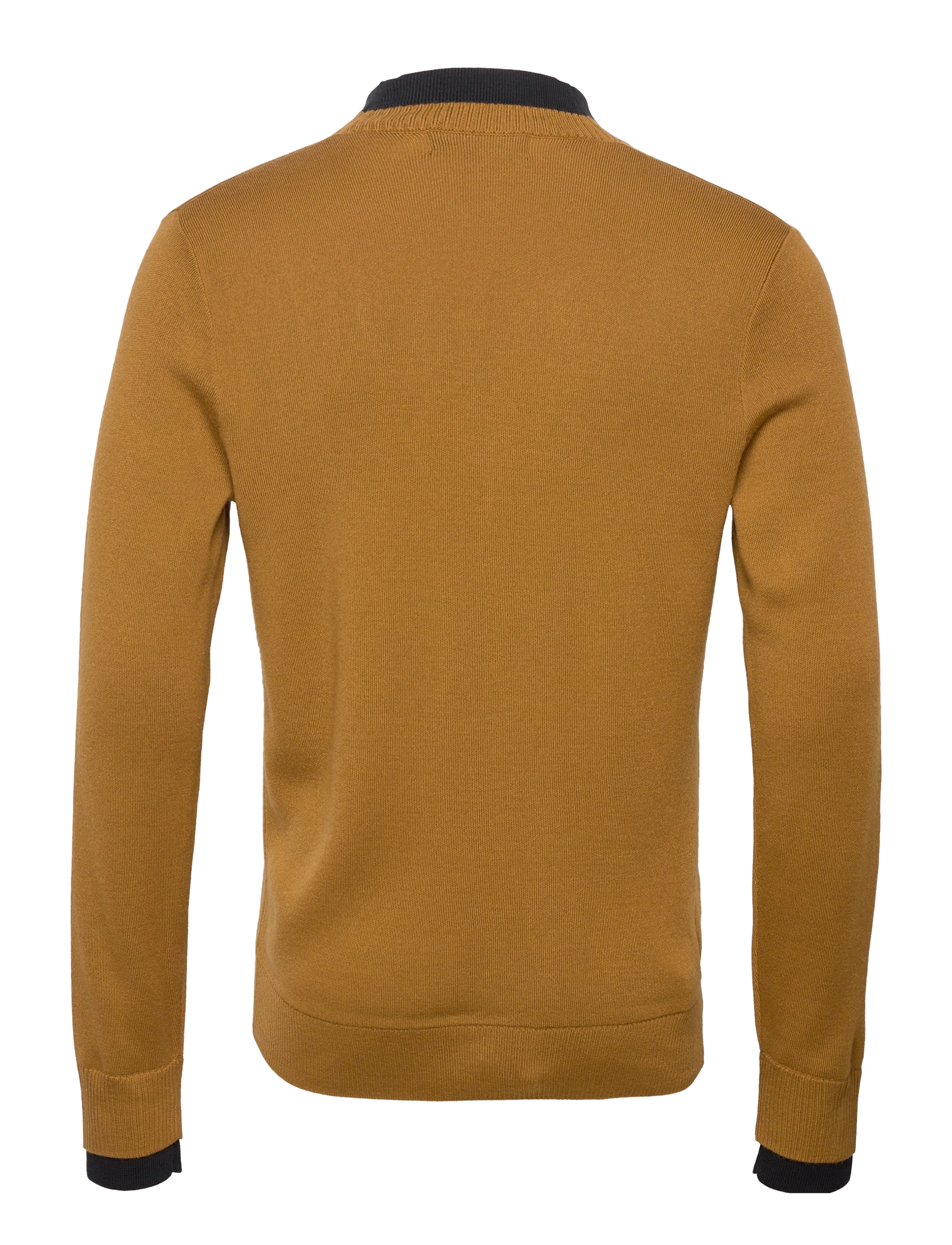 Fred Perry - DOUBLE PLACKET CARDIGN - dark caramel - 1