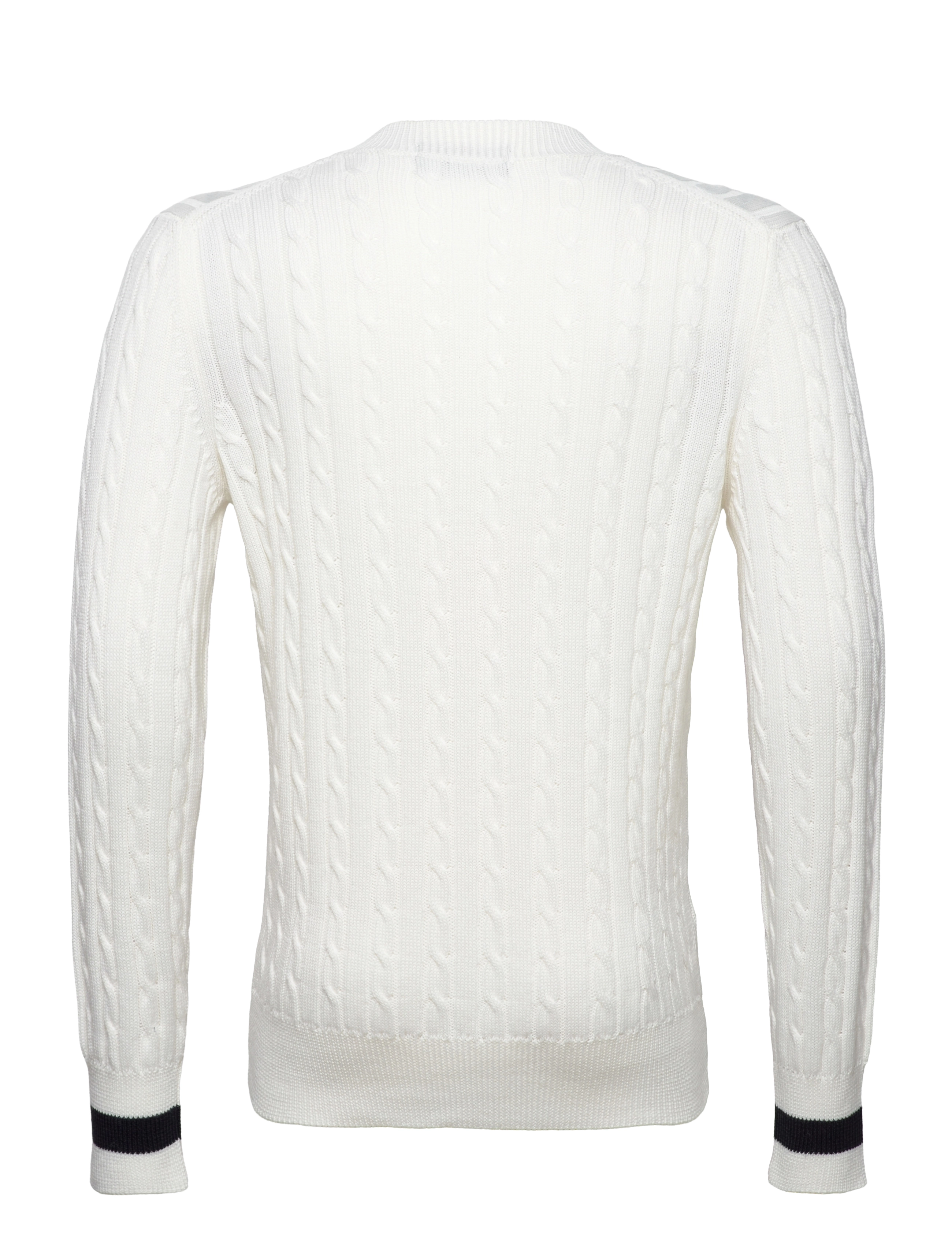 Fred Perry - V/N CABLE KNIT JUMPER - ecru - 1