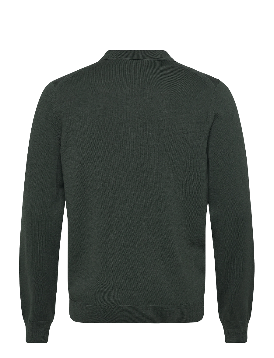 Fred Perry - CLASSIC KNITTED SHIRT LS - court green - 2