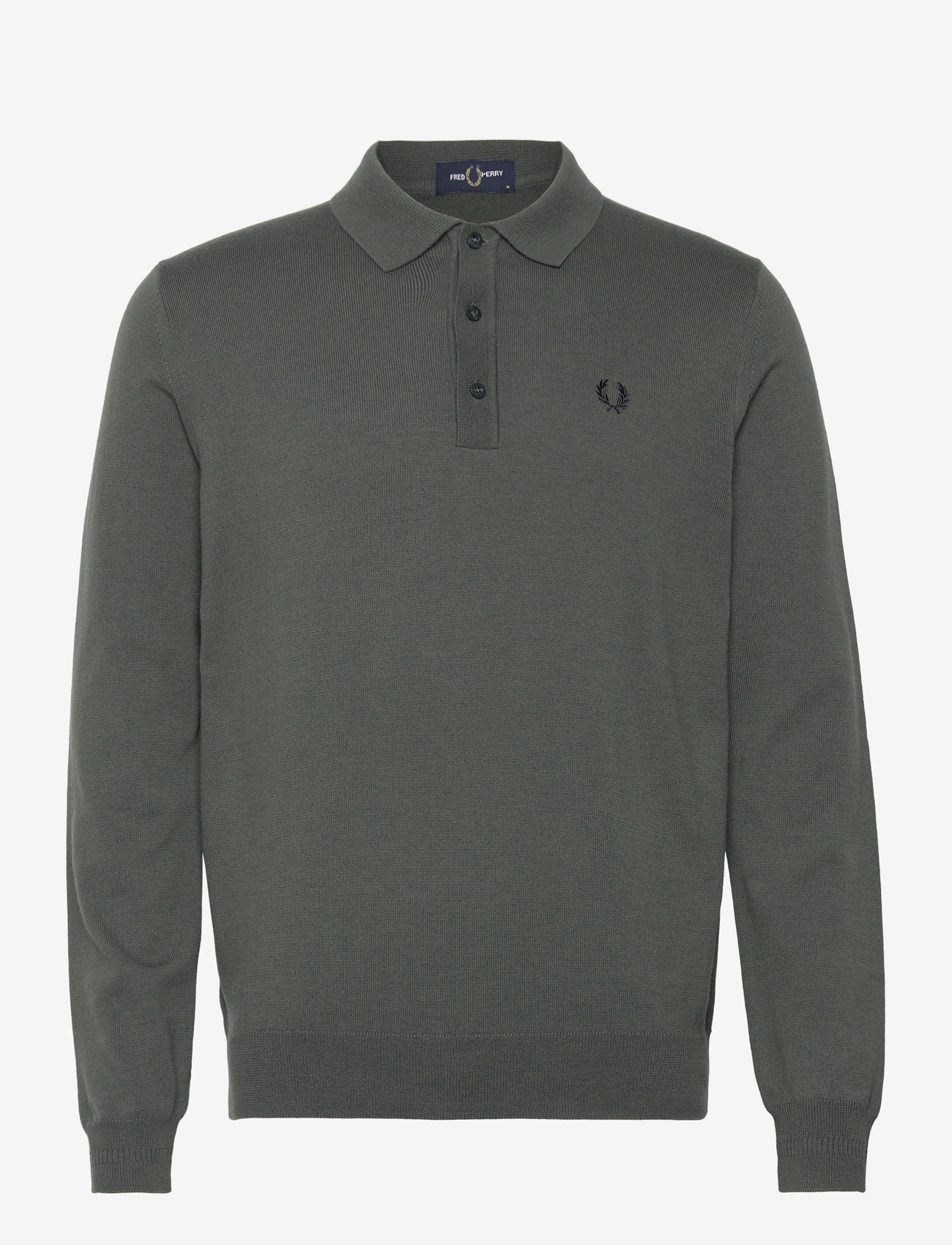 Fred Perry Classic Knitted Shirt Ls (FPYK4535) - Long-sleeved