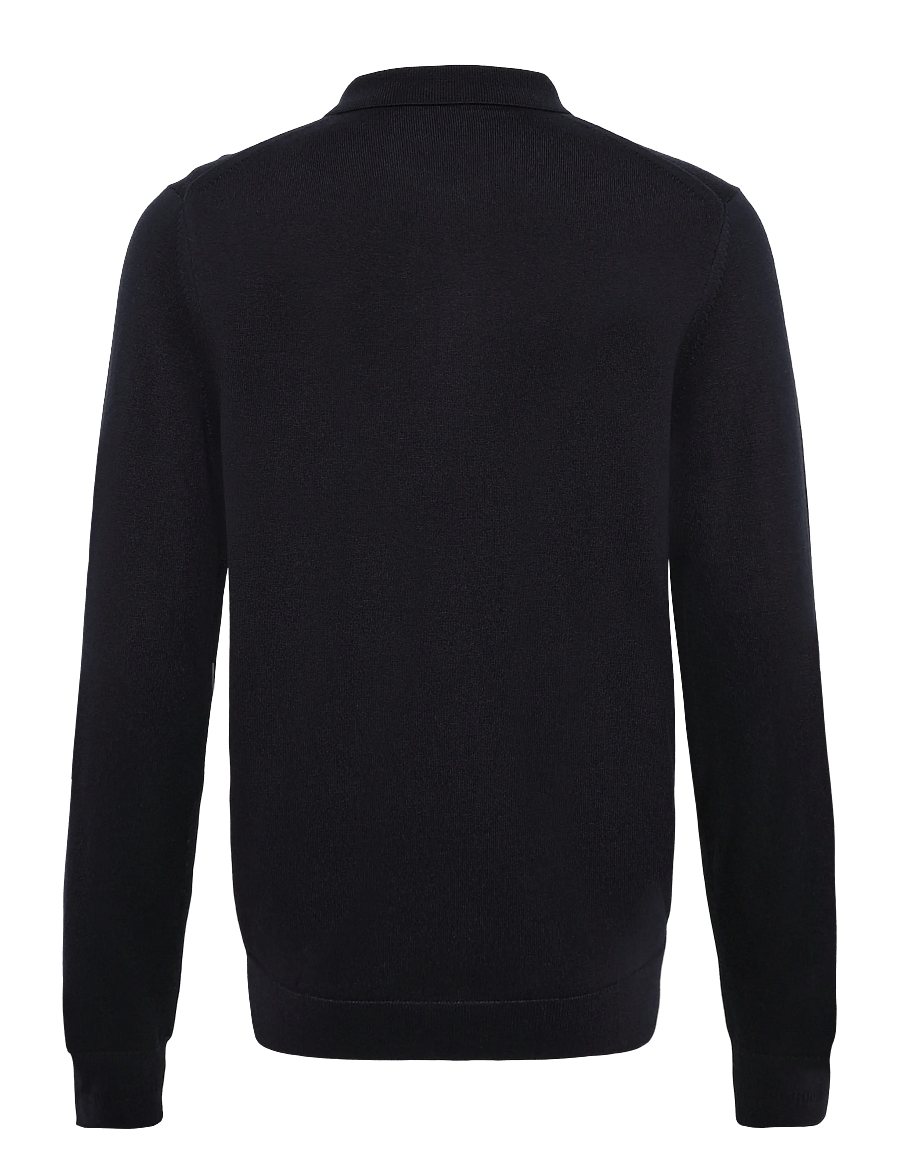Fred Perry - CLASSIC KNITTED SHIRT LS - langärmelig - navy - 2