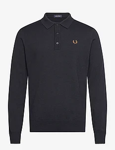 CLASSIC KNITTED SHIRT LS, Fred Perry