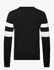 Fred Perry - TIPPED SLEEVE JUMPER - rund hals - black - 1