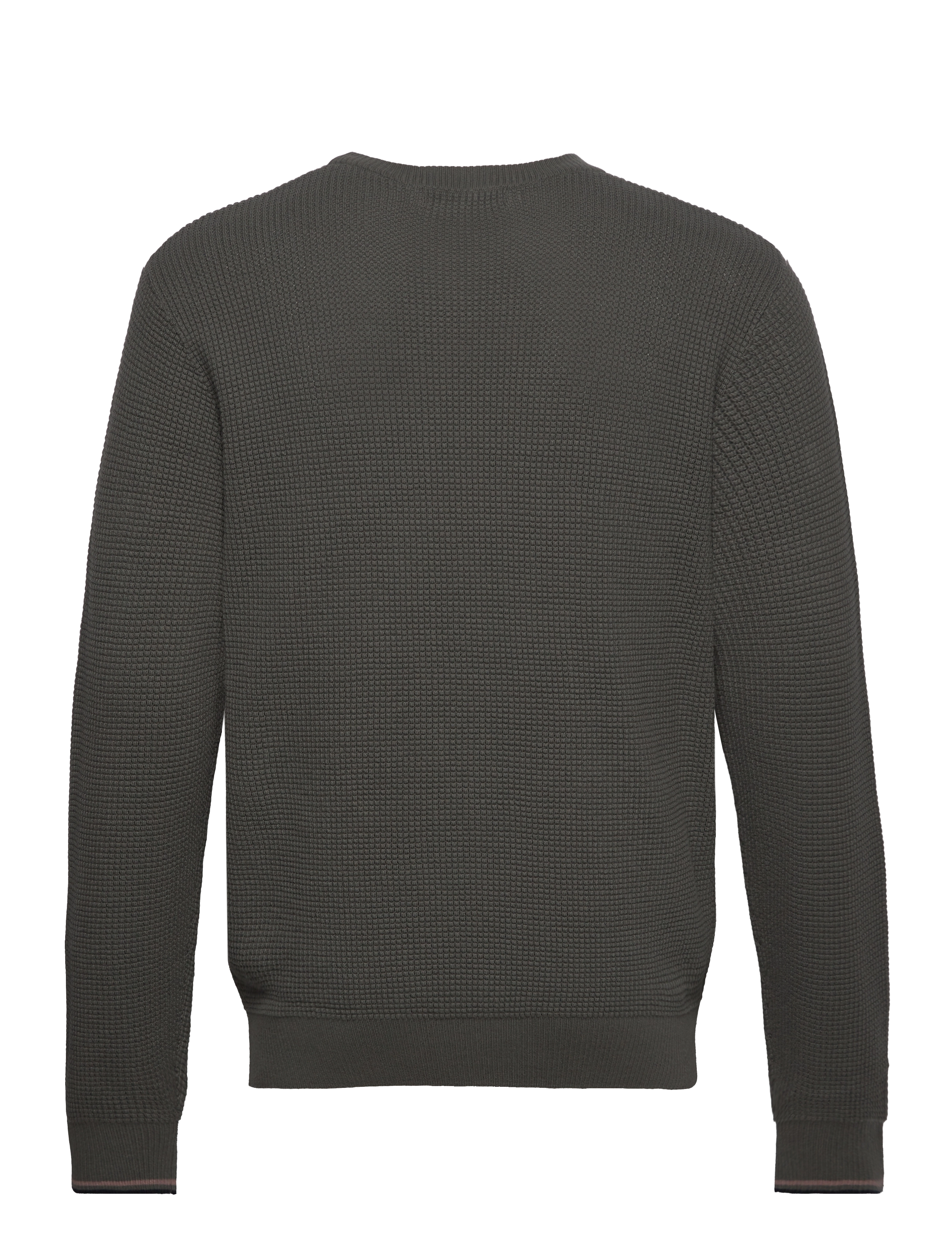 Fred Perry - WAFFLE STITCH JMPR - field green - 2