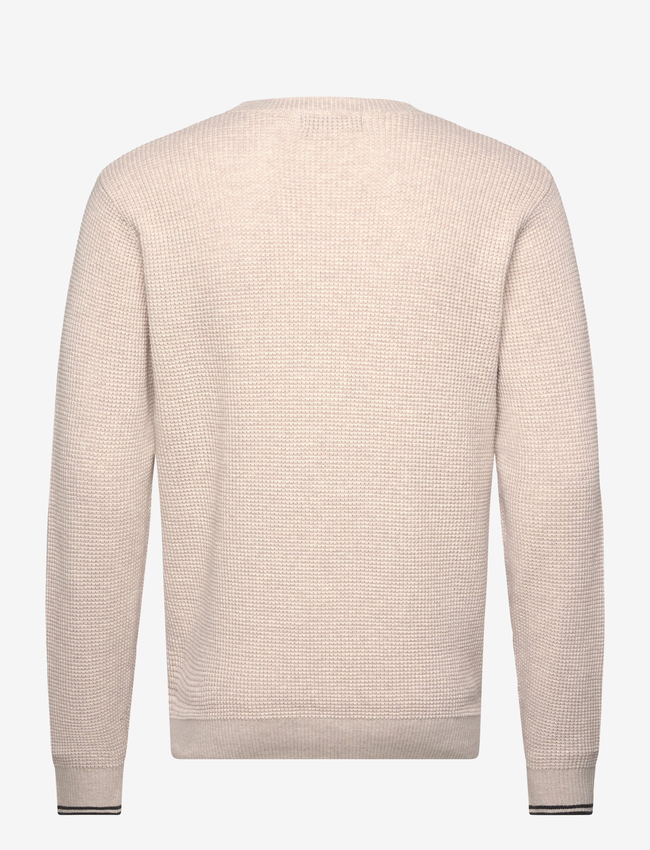 Fred Perry - WAFFLE STITCH JMPR - porridge marl - 2