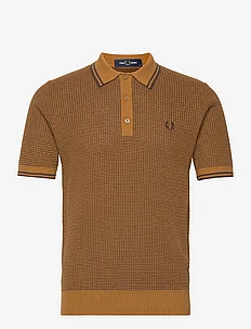 TEXTURED KNIT SHIRT, Fred Perry