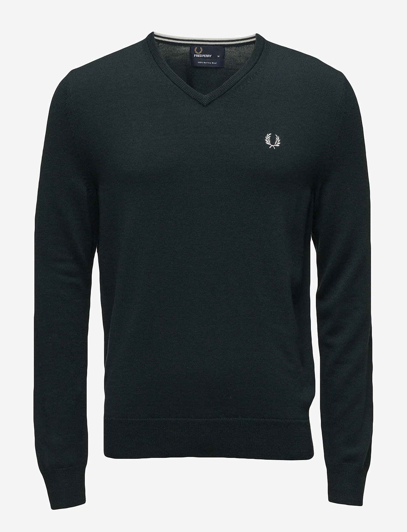 Fred Perry - CLASSIC V NECK SWEATER - brit racing grn - 0