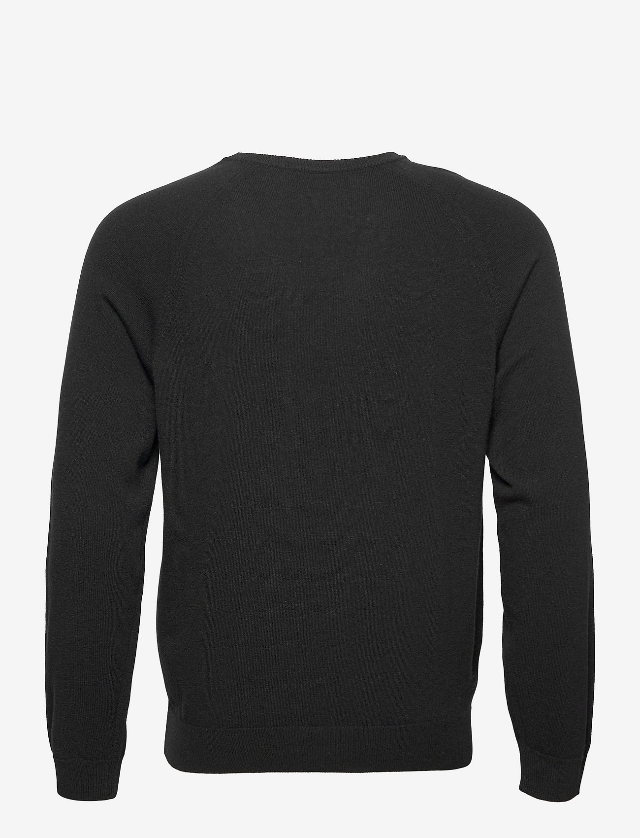 Fred Perry - LAMBSWOOL V/N JMPR - black/champagne - 1