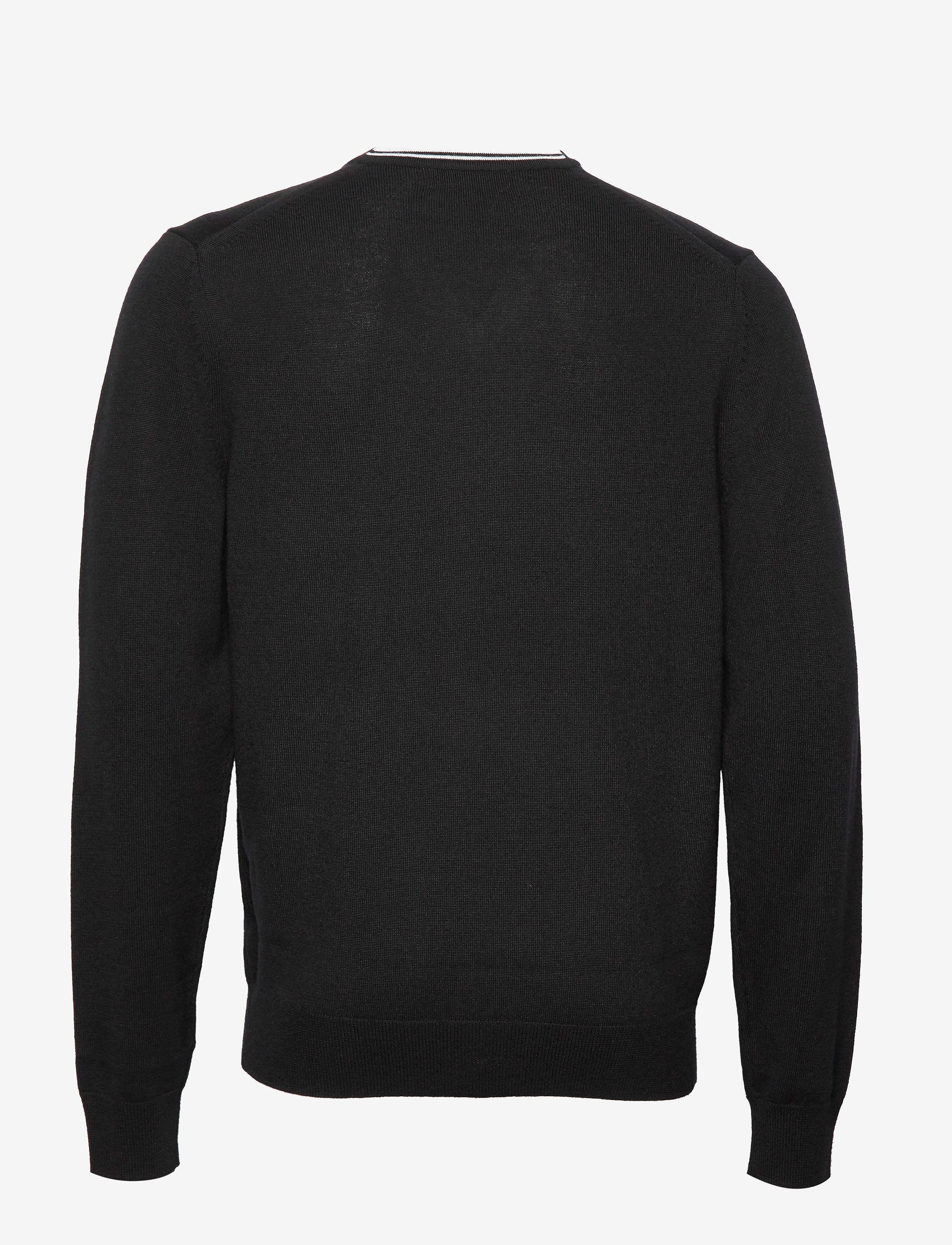 Fred Perry - CLASSIC MERINO V/N - black - 1