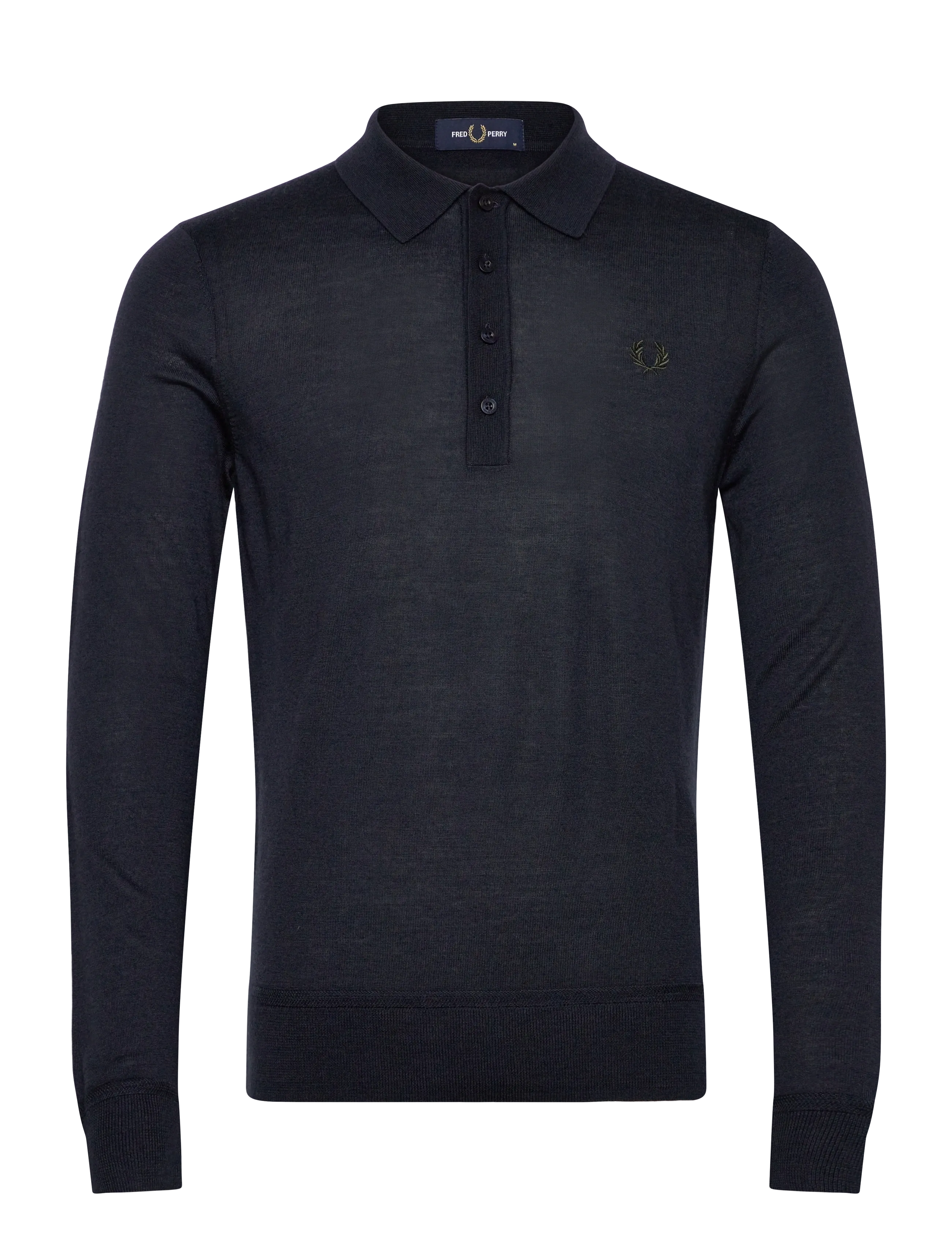 Fred Perry FINE KNIT LONG SHIRT SHIRT - Fred Perry - NAVY / navy