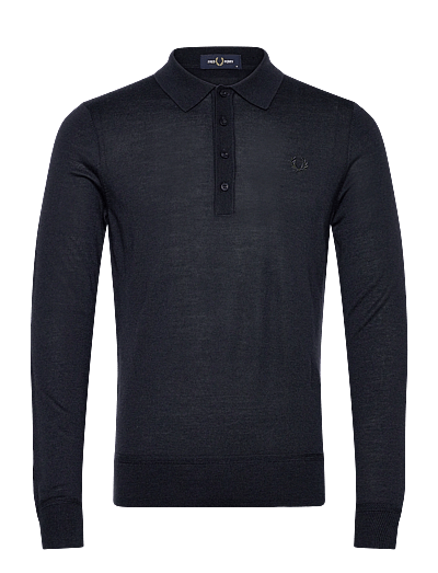 Fine Knit Long Shirt Shirt - Polostrik