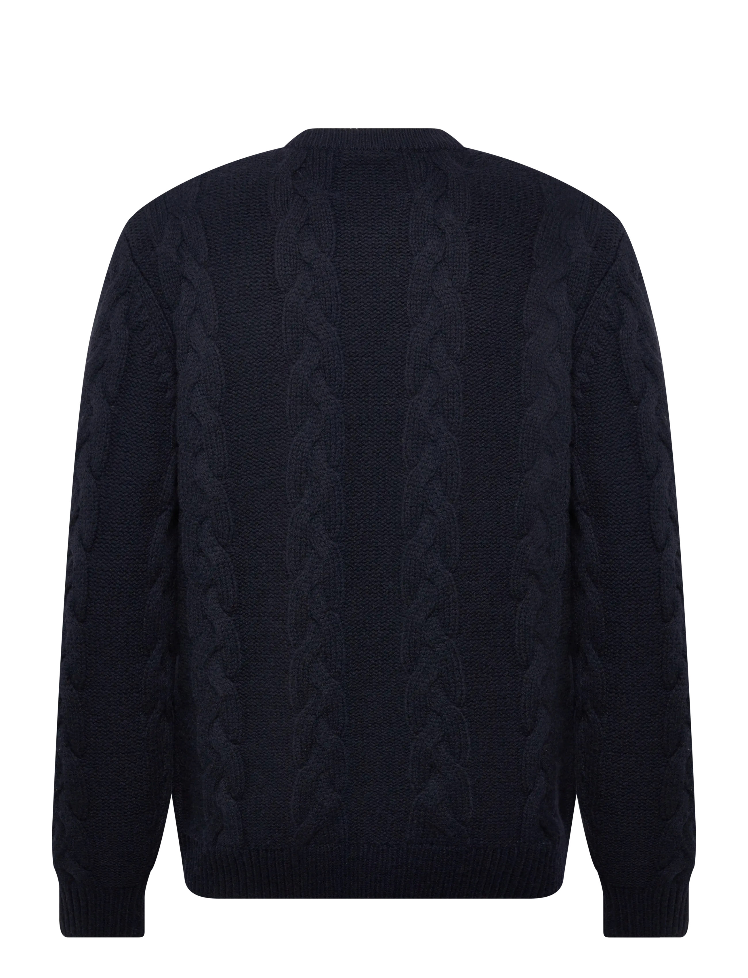 Fred Perry - CHUNKY CABLE KNIT JMPR - kudumid - navy - 1