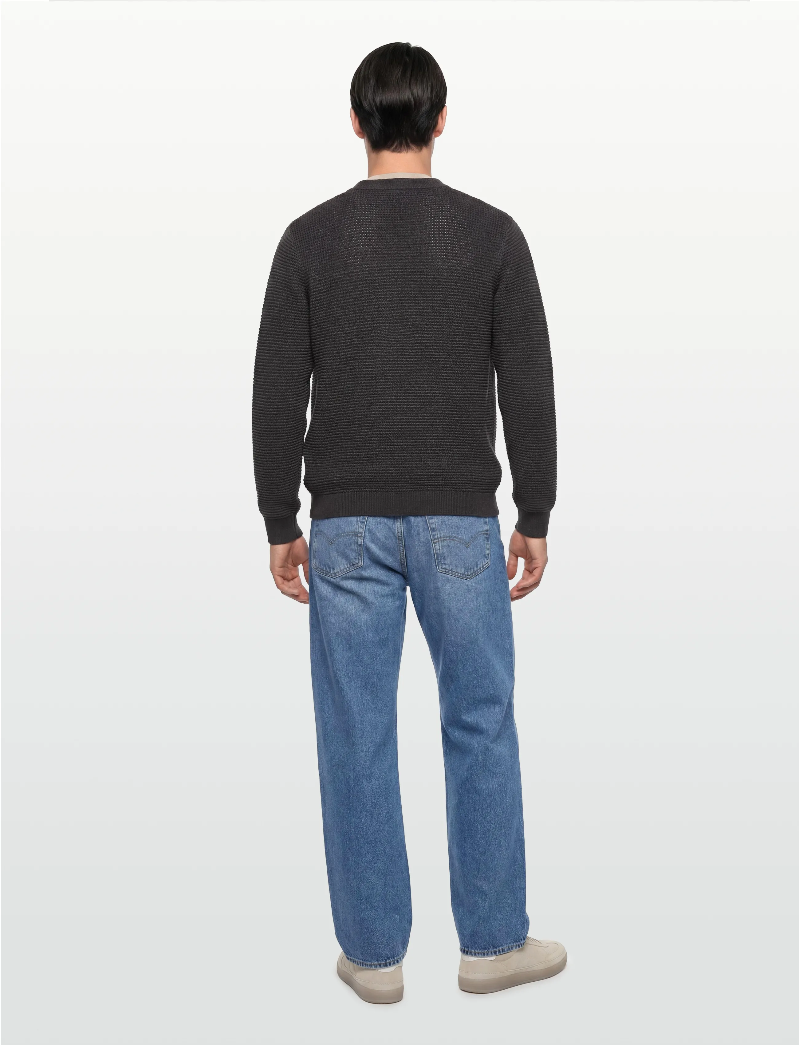 Fred Perry - POINTELLE BUTTON T CRDGN - cardigans - anchor grey - 4