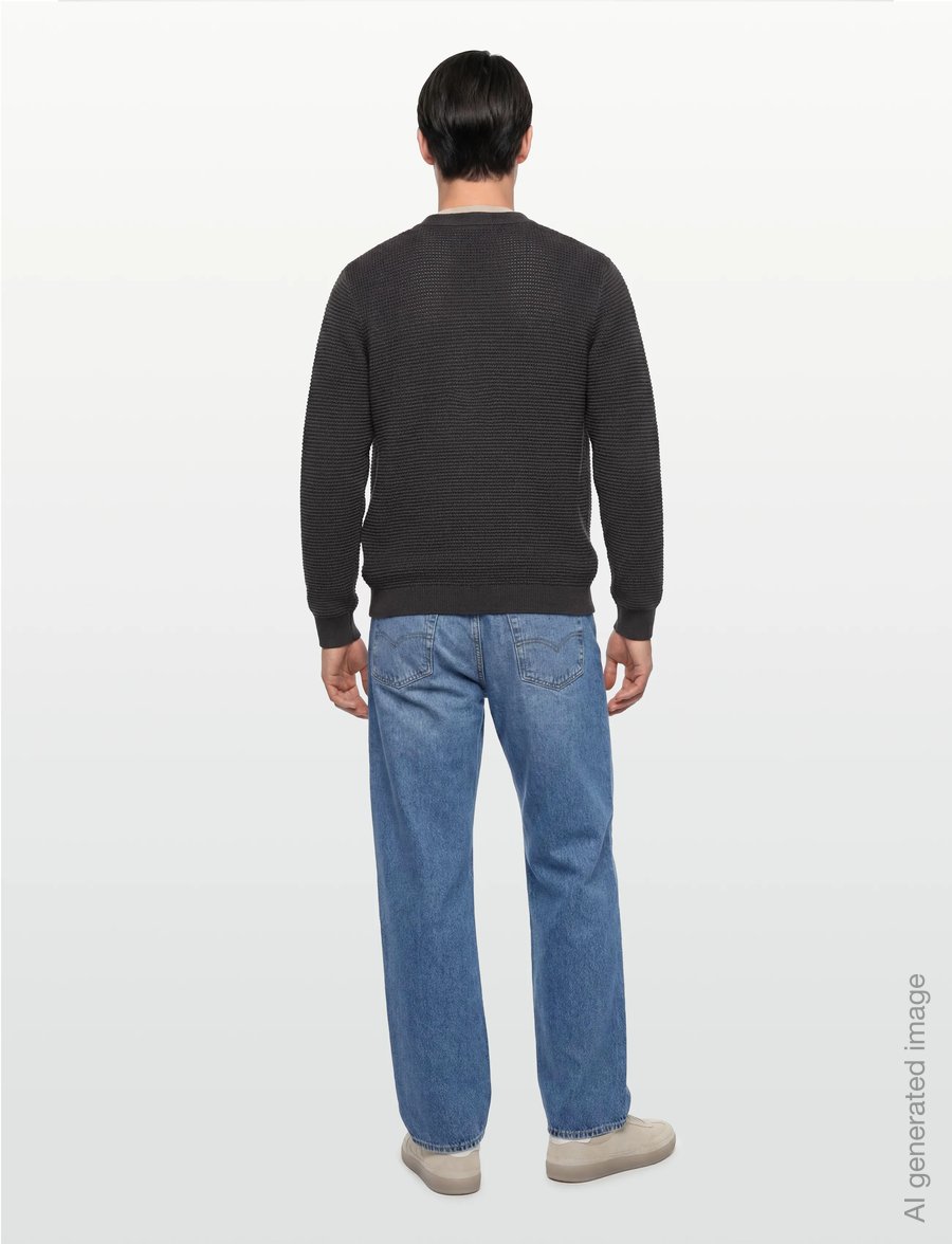 Fred Perry - POINTELLE BUTTON T CRDGN - strickjacken - anchor grey - 4