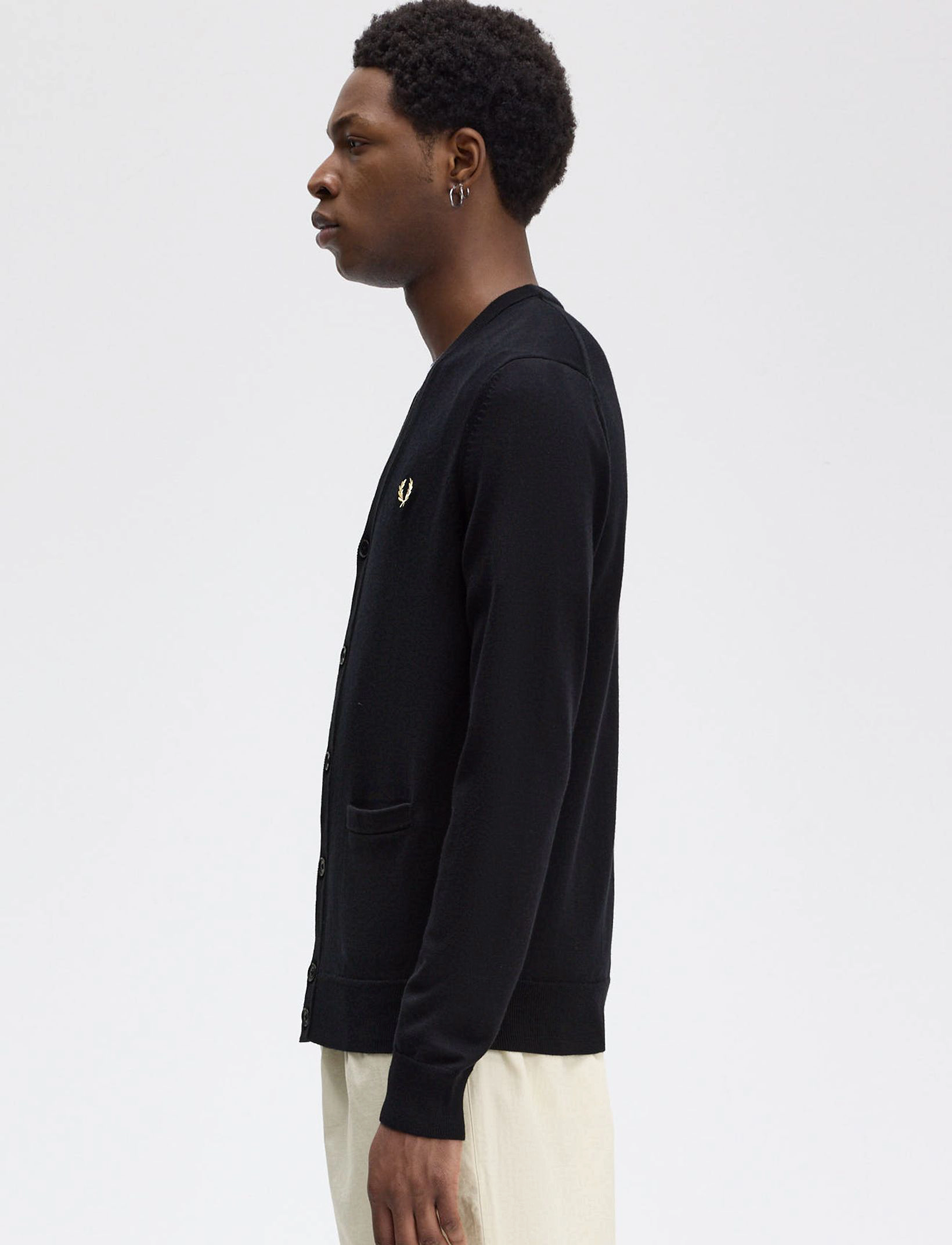Fred Perry - CLASSIC CARDIGAN - black - 3